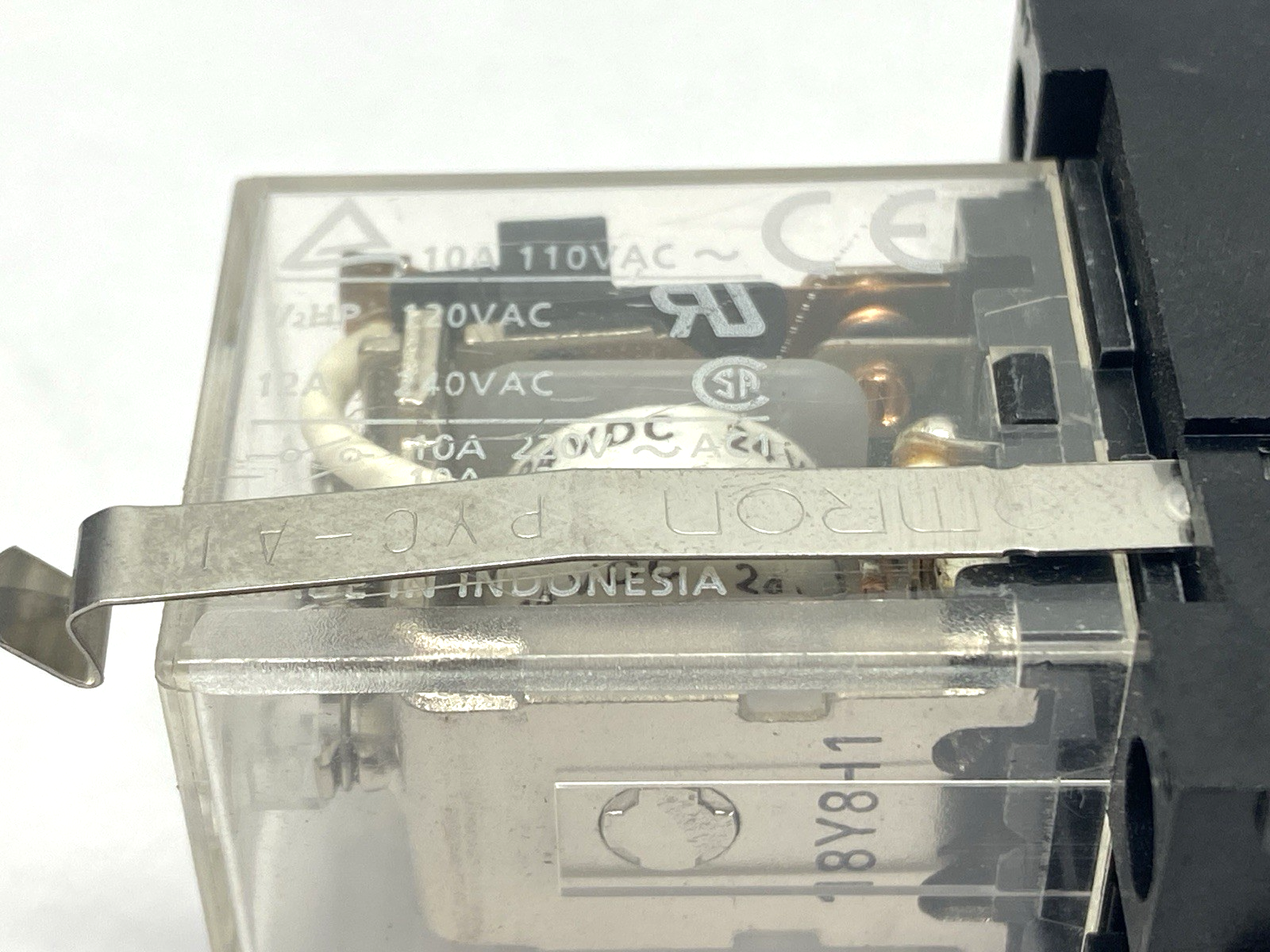 Omron LY2-DC24 Relay 24VDC 10A w/ Socket Base 240V 15A LOT OF 3 - Maverick Industrial Sales