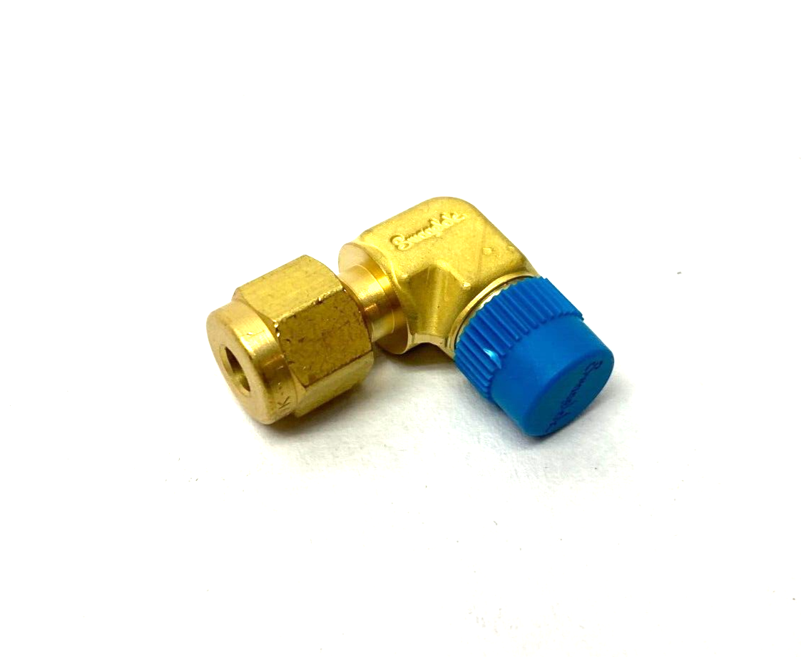 Swagelok B-300-2-2 Brass Male Compression Elbow Fitting 3/16" Tube x 1/8" Pipe - Maverick Industrial Sales