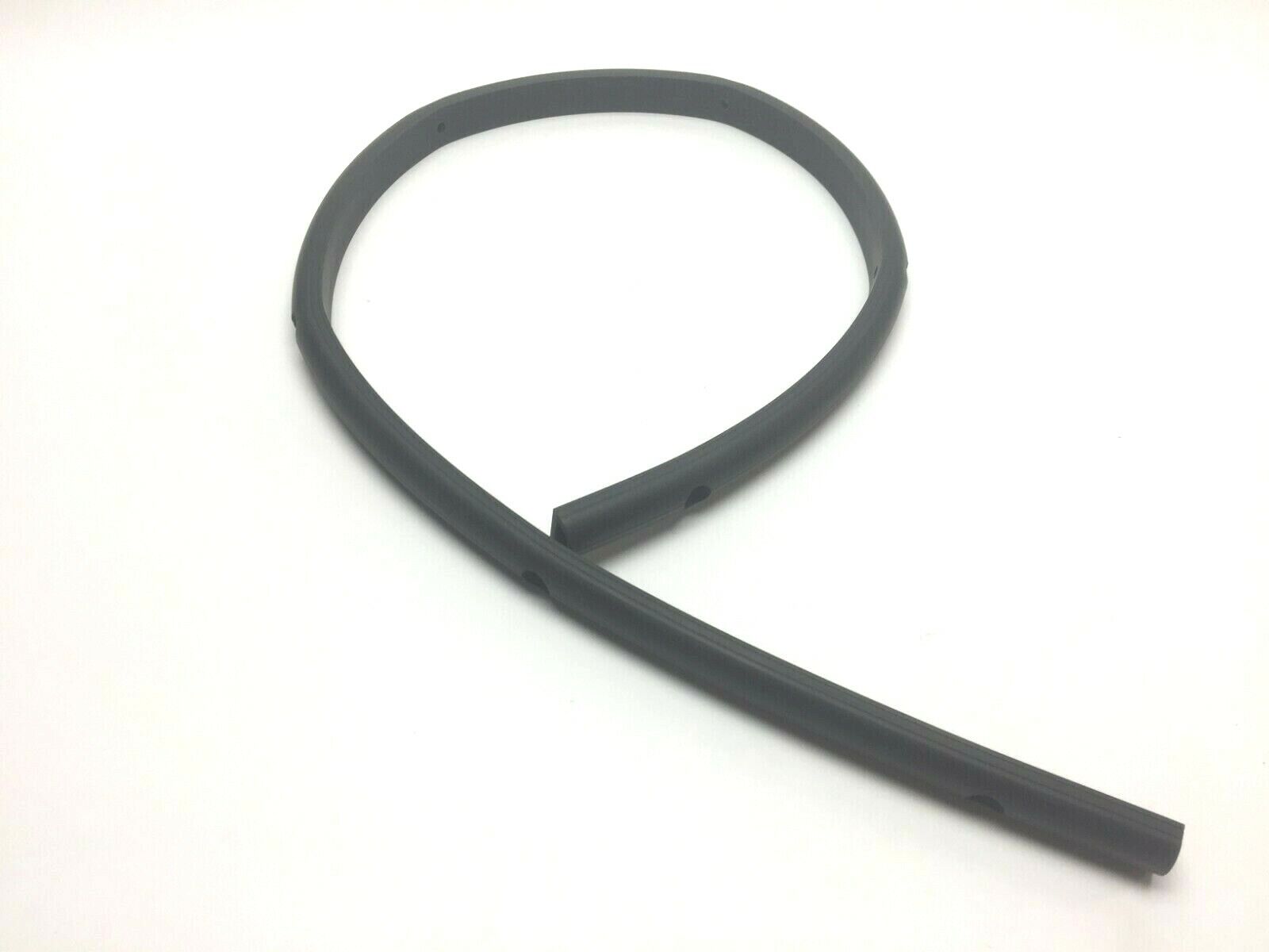 Safety Protection Materials PRGDS-1000-7H-F50-P150 Rubber Bumper D Shaped - Maverick Industrial Sales
