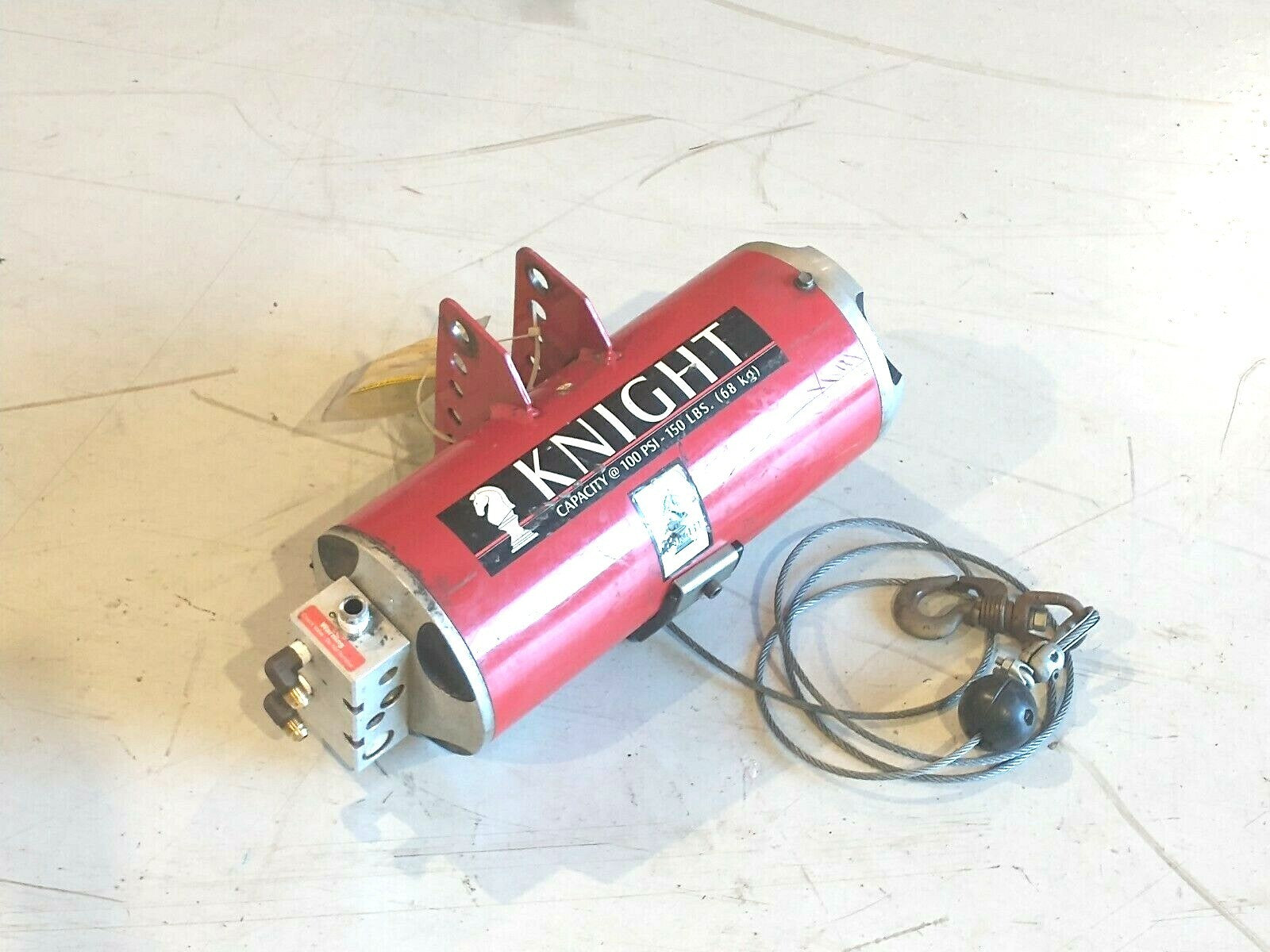 KBA150-076 | Knight Global Single Cable Pneumatic Balancer 150Lbs 76in Travel - Used - Maverick Industrial Sales