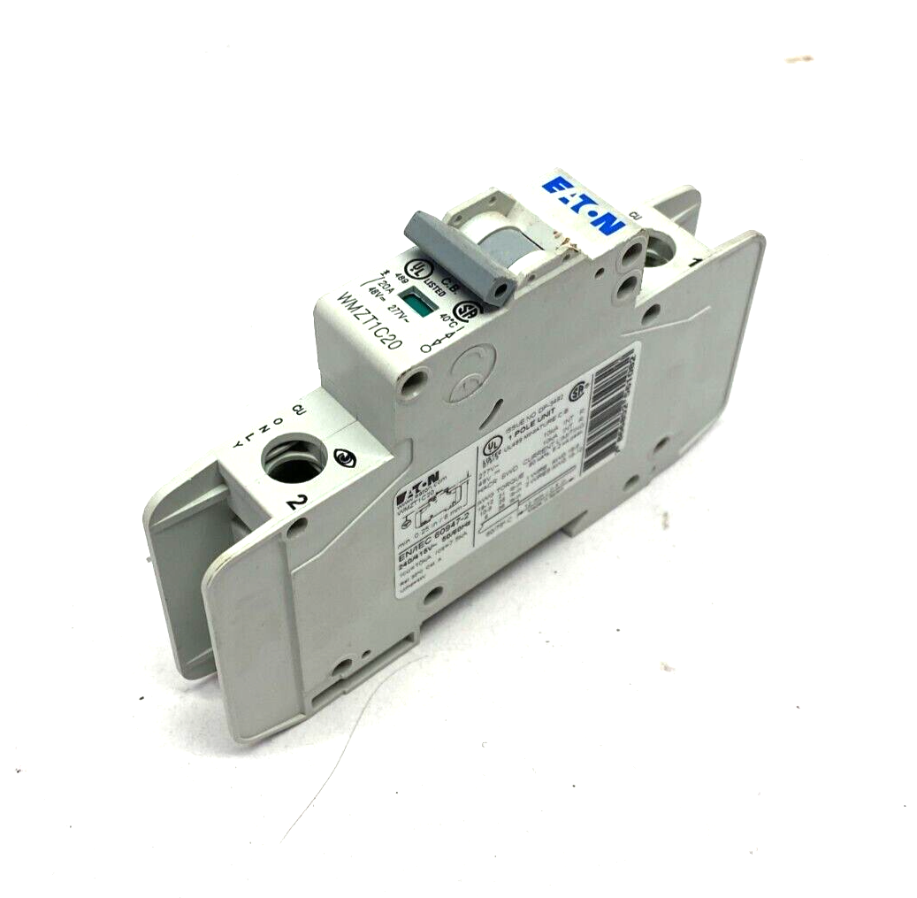 Eaton WMZT1C20 Circuit Breaker 1-Pole 20A - Maverick Industrial Sales