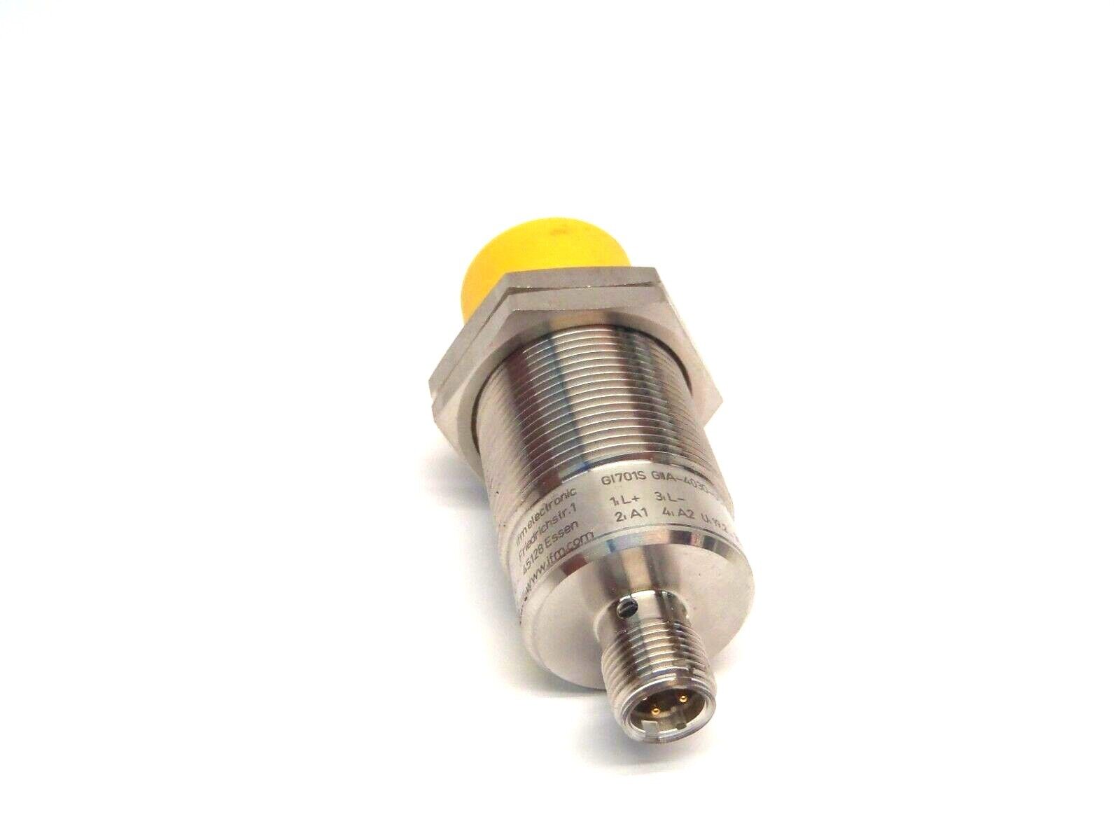 IFM Effector GIIA-4030-US/2OSSD/V4A Fail Safe Inductive Sensor 30mA M12 - Used - Maverick Industrial Sales