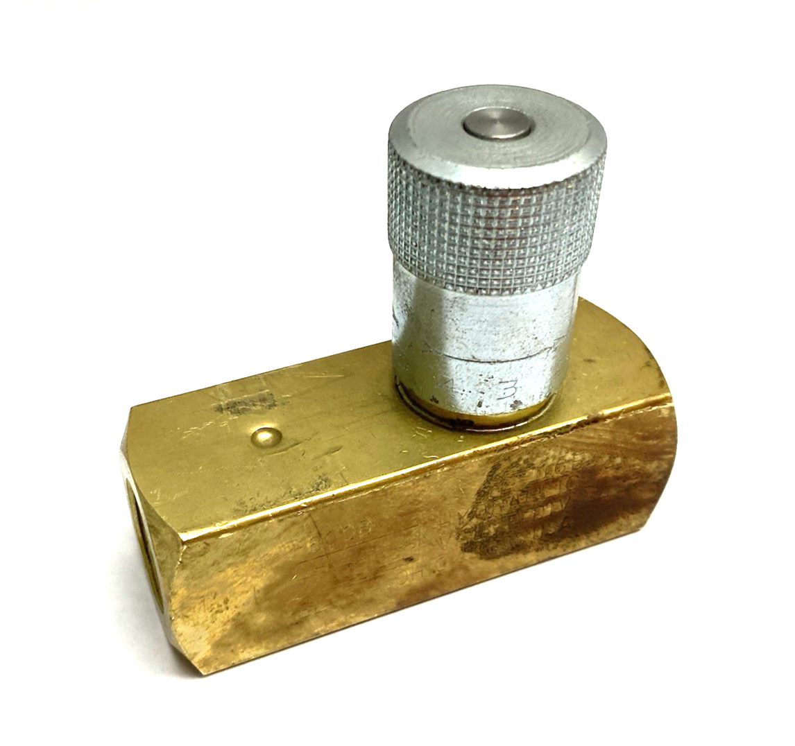 Parker F800B Colorflow In-line Hydraulic Flow Control Valve 1/2" Connection - Maverick Industrial Sales