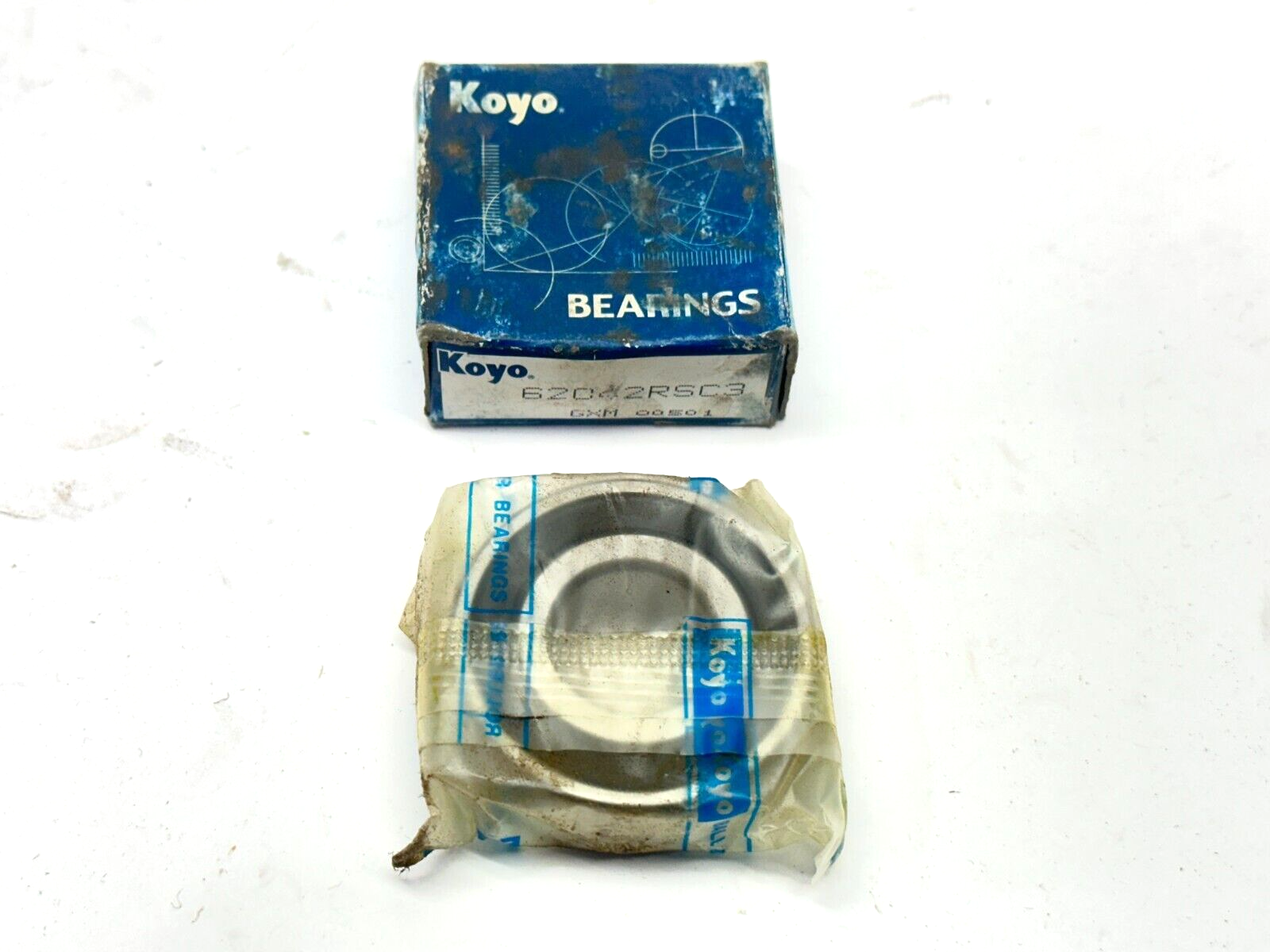 6204 2RS C3 | Koyo 62042RSC3 Deep Groove Ball Bearing Sealed 20x47x14mm - New – Open box - Maverick Industrial Sales