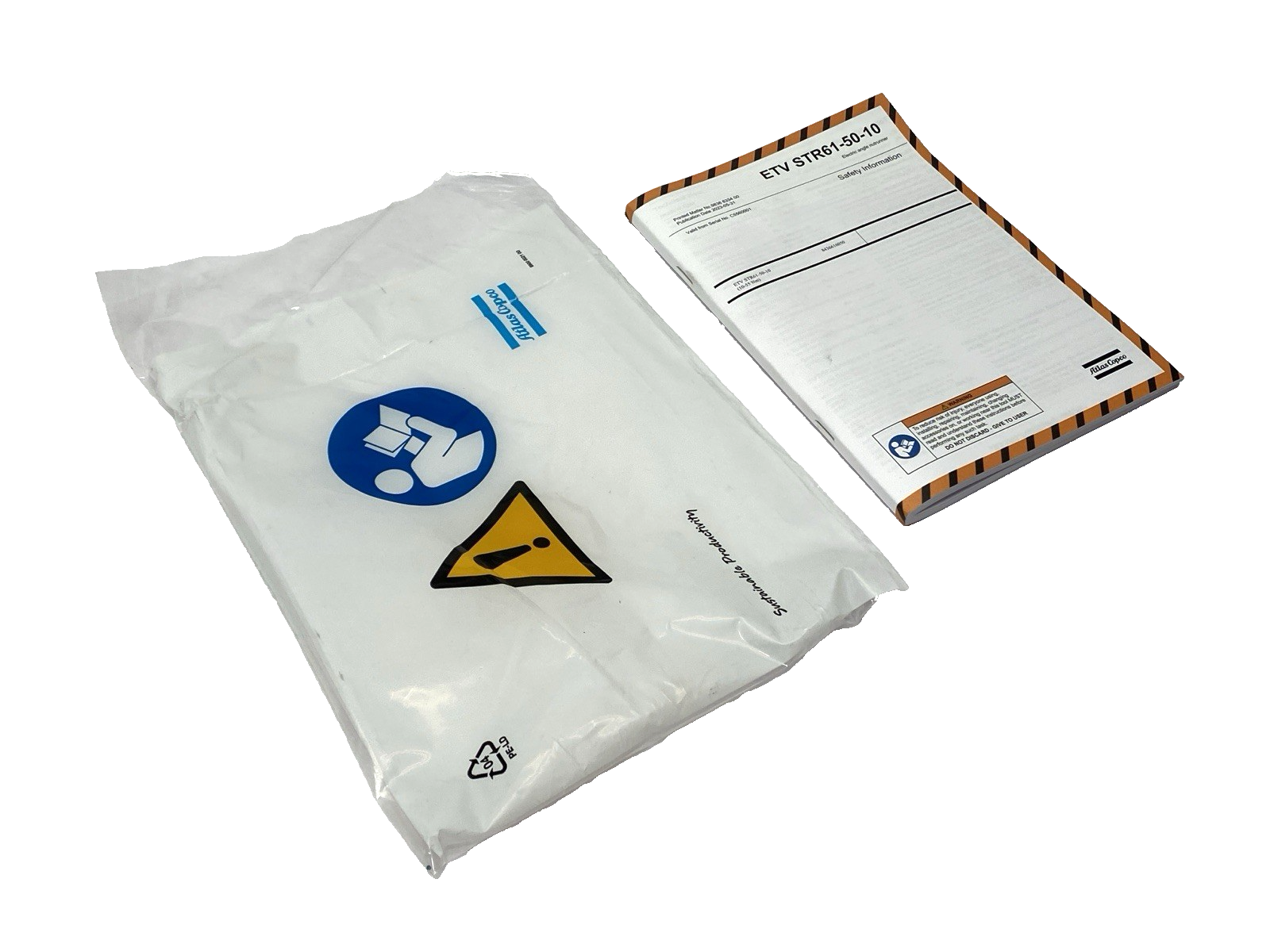 ETV STR61-50-10 | Atlas Copco Safety Information Guide to Electric Angle Nutrunner - New Other - Maverick Industrial Sales