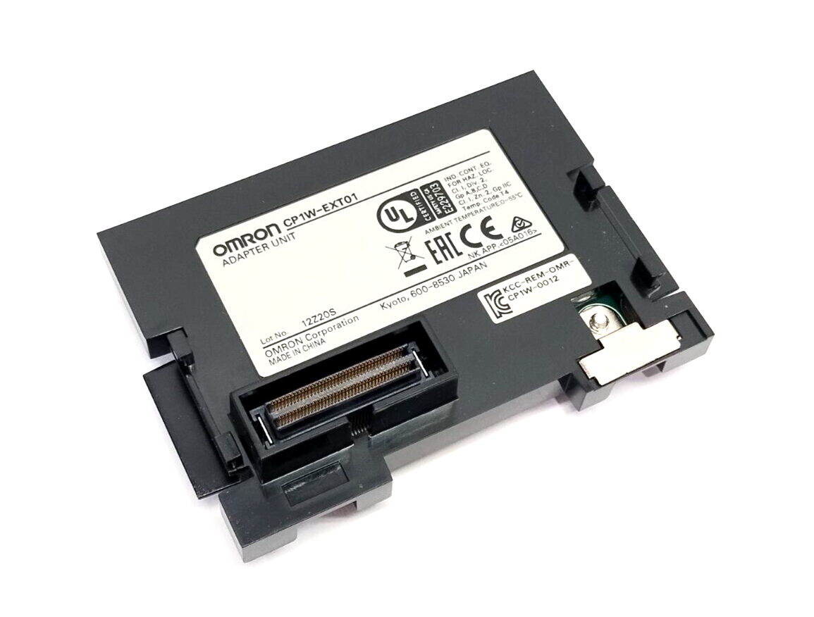 Omron CP1W-EXT01 PLC Adapter Unit, CJ - New – Open box - Maverick Industrial Sales