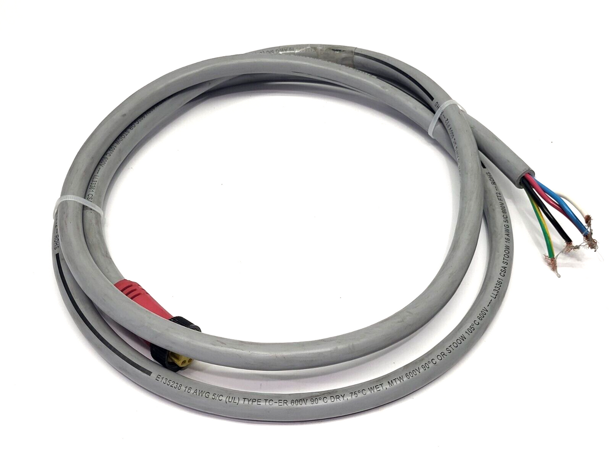 889N-F65GF-2, Ser. A | Allen Bradley 889N-F65GF-2 Single-Ended 5-Pin Female Cordset Ser. A - Used - Maverick Industrial Sales