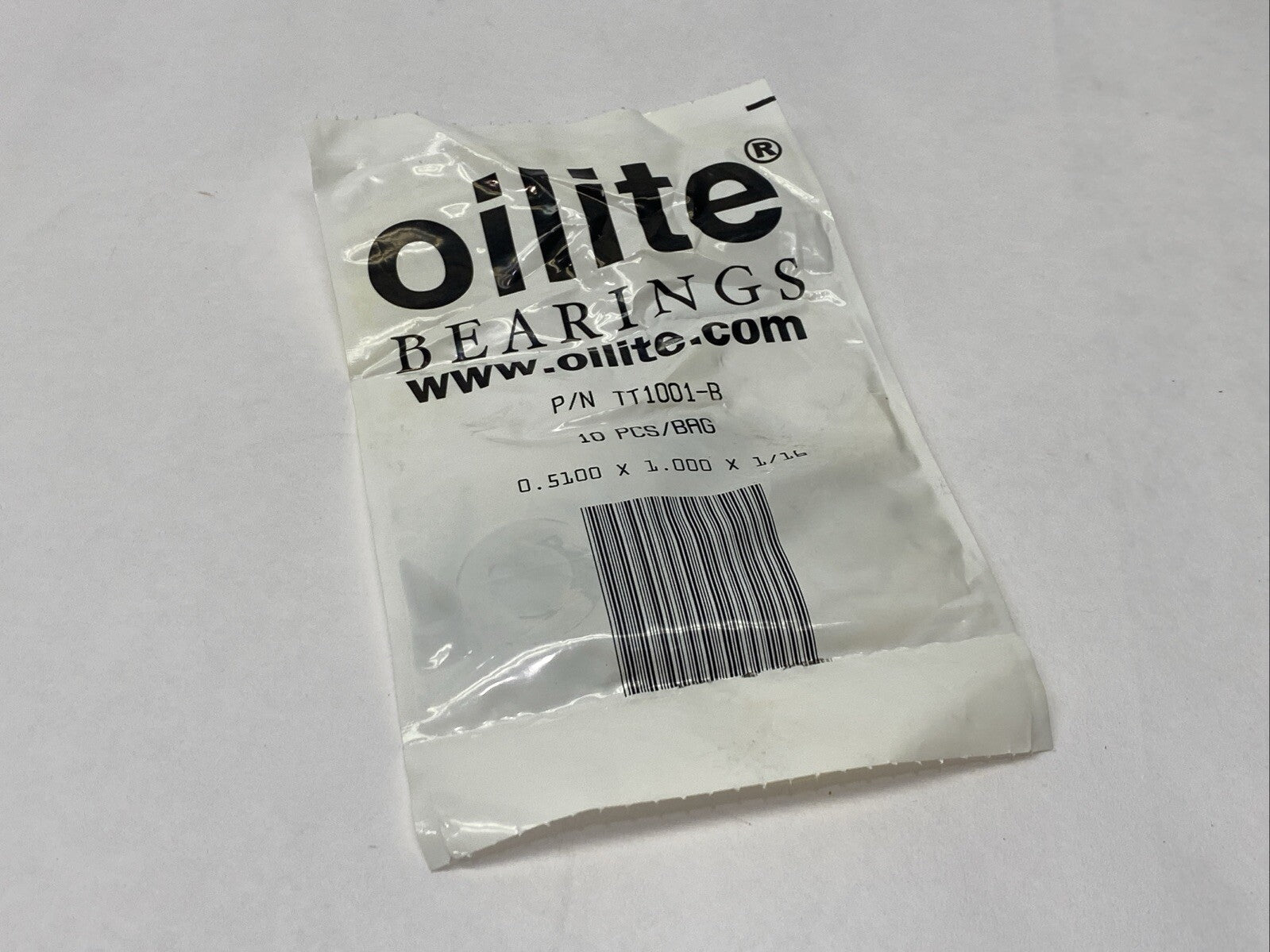 Oilite TT1001-B Thrust Washer 1/2" Bore 1" OD PKG OF 10 - Maverick Industrial Sales