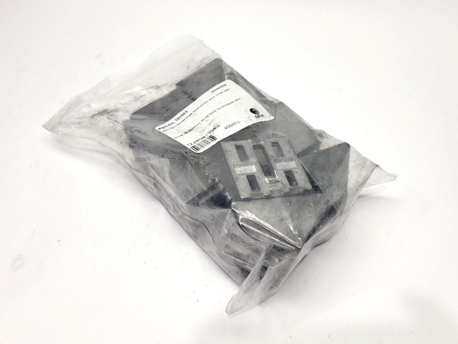 101003, 4S5H7U | Fath 101003 Aluminum Angle Bracket 58x57x57mm 4S5H7U LOT OF 12 - New – Open box - Maverick Industrial Sales