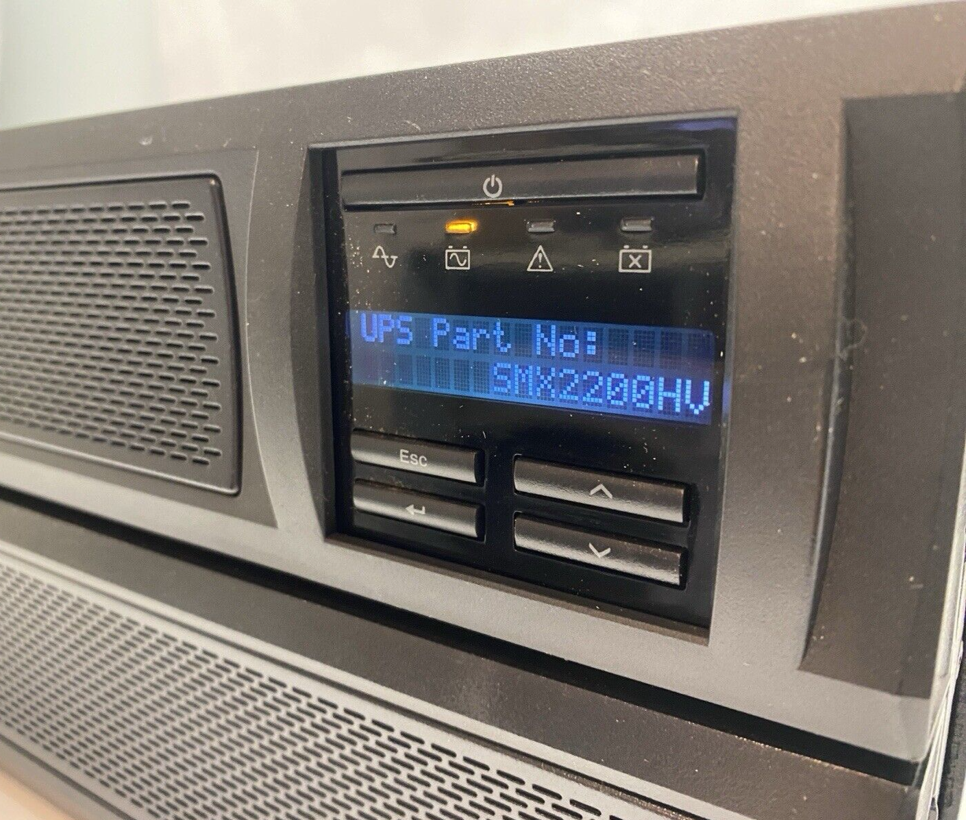 APC SMX2200HV Smart-UPS X 2200VA Rack/Tower LCD 200-240V -Mount Dented - For parts or not working - Maverick Industrial Sales