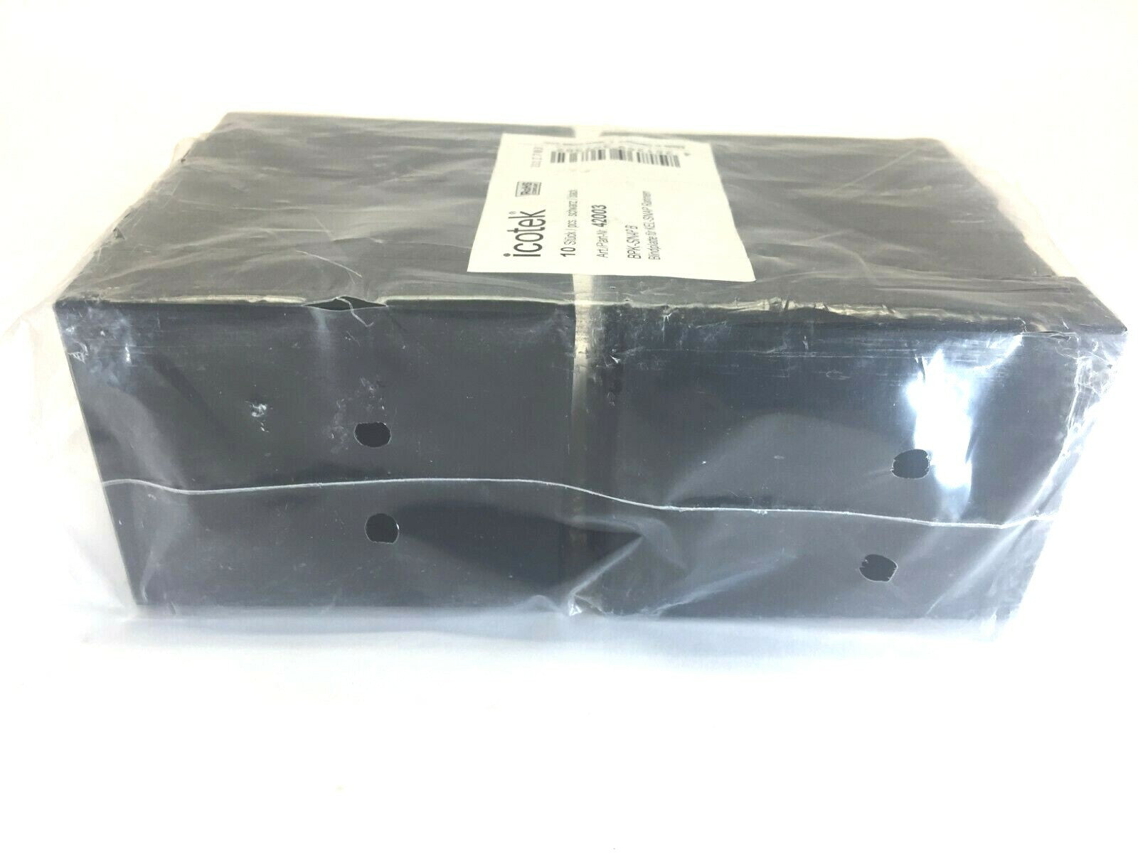 42003 | Icotek Black Cover Plate BPK-SNAP B Bag of 10 - New – Open box - Maverick Industrial Sales