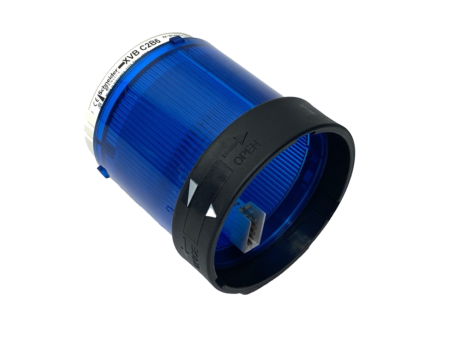 Schneider Electric XVBC2B6 Blue Steady Indicator Stack Light 70mm Dia. 24V AC/DC - Maverick Industrial Sales