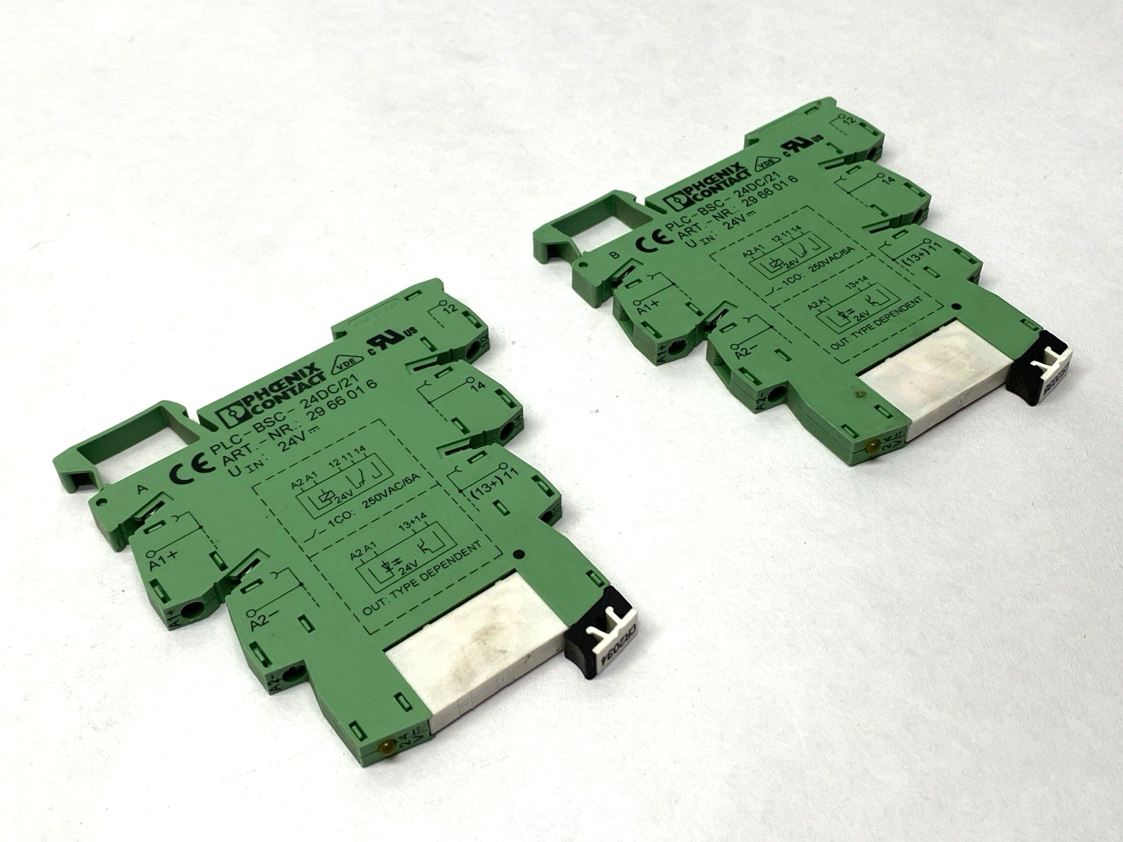 Phoenix Contact PLC-BSC-24DC/21 Relay Base 2966016 BROKEN DIN-RAIL LOT OF - Maverick Industrial Sales
