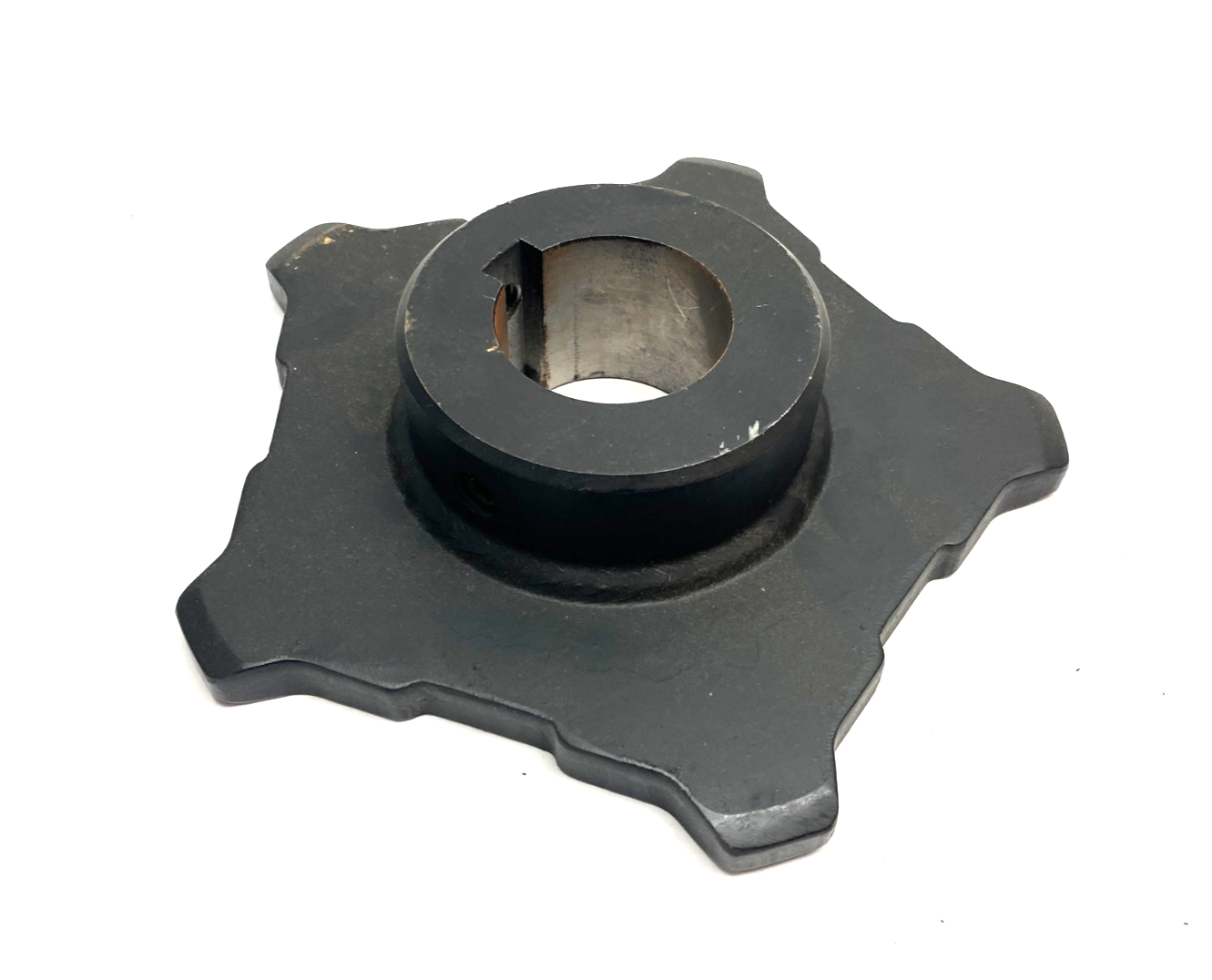 S348 | Barnes Flame-Cut Skip-Tooth Sprocket, 5-Tooth, 2-7/16" Bore - New Other - Maverick Industrial Sales