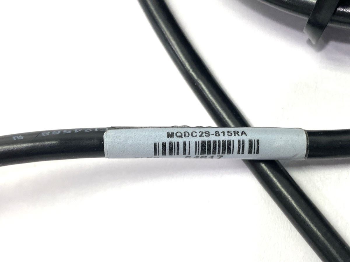 MQDC2S-815RA, 54617 | Banner MQDC2S-815RA Single-Ended Cordset M12 Female Right Angle Connector 54617- New – Open box - Maverick Industrial Sales
