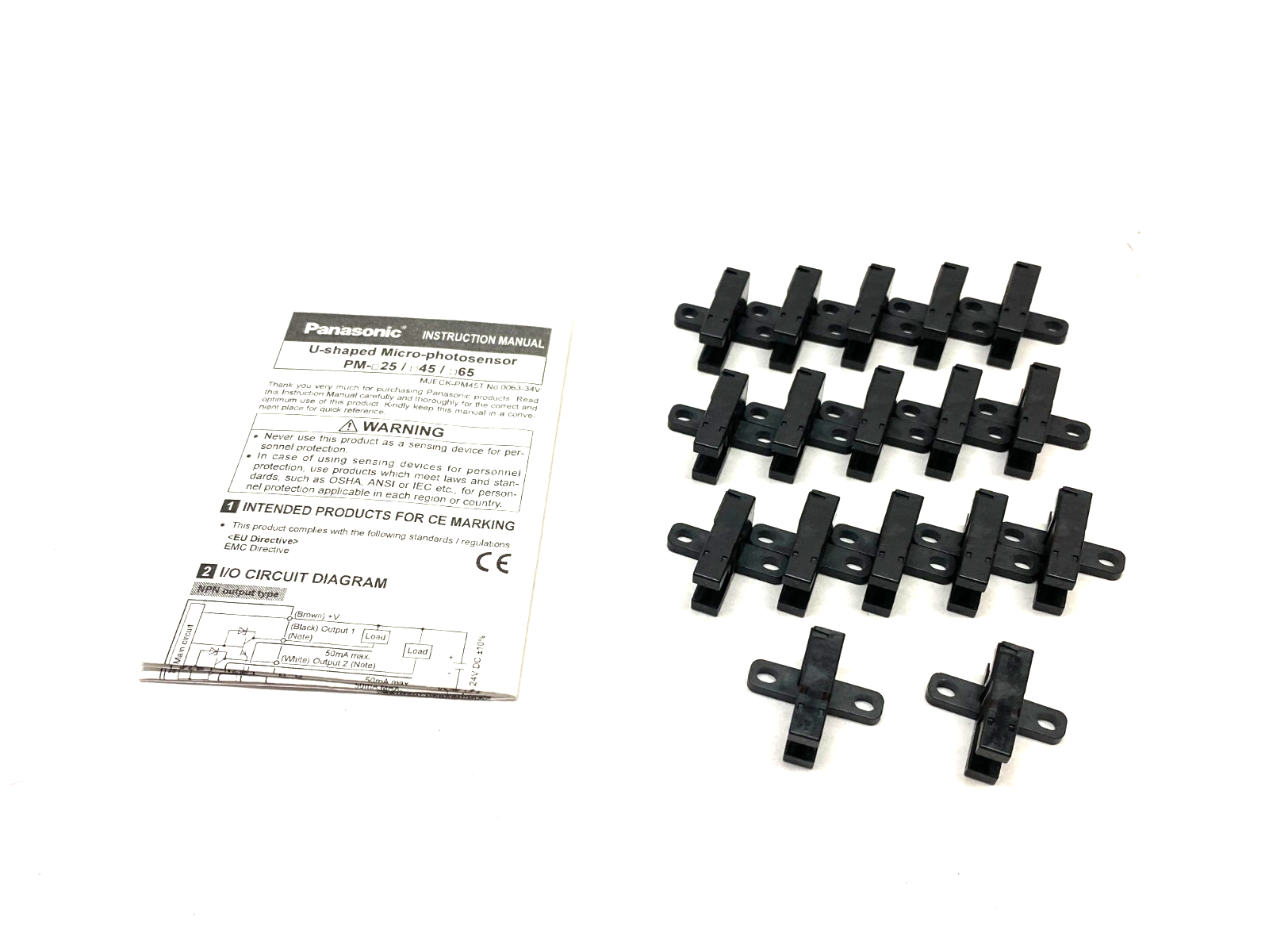 Panasonic PM-T65 U-Shaped Micro Photoelectric Sensor LOT OF 17 - New – Open box - Maverick Industrial Sales