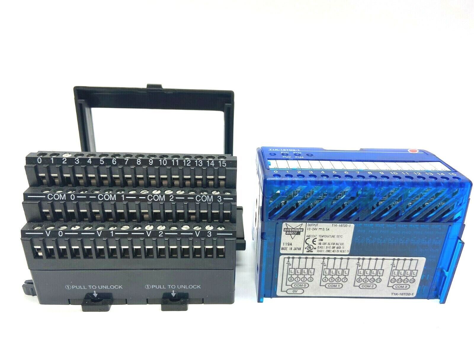 Automation Direct T1K-16TD2-1 Output Module with T1K-16B Base - Maverick Industrial Sales