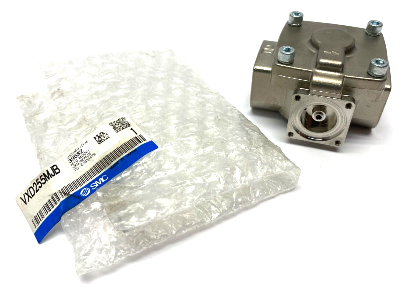VXD255MJB | SMC Pilot Operated Solenoid Valve 2-Port - Used - Maverick Industrial Sales