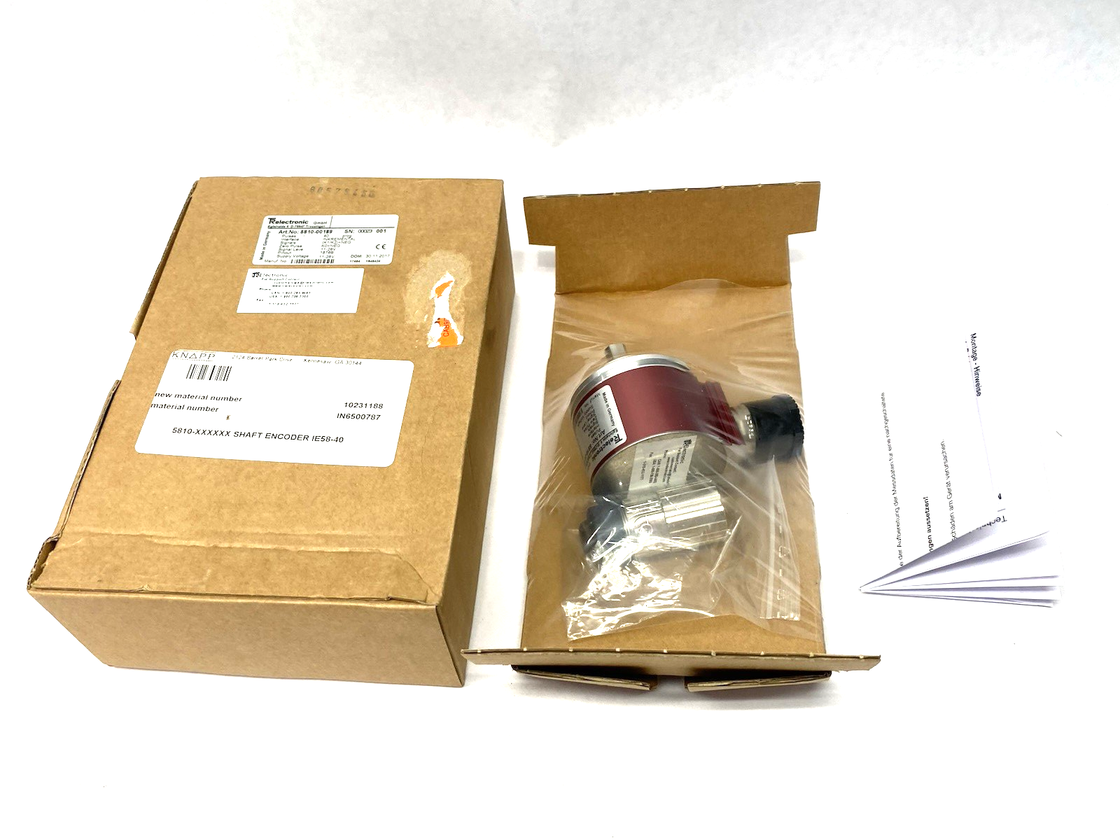TRelectronic 5810-00189 Programmable Incremental Rotary Encoder, 40-Pulses - Maverick Industrial Sales