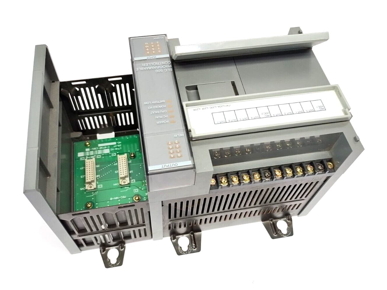 Allen Bradley 1747-L20C Ser. C SLC 500 PLC Processor & 1746-A2 Expansion Rack - Used - Maverick Industrial Sales