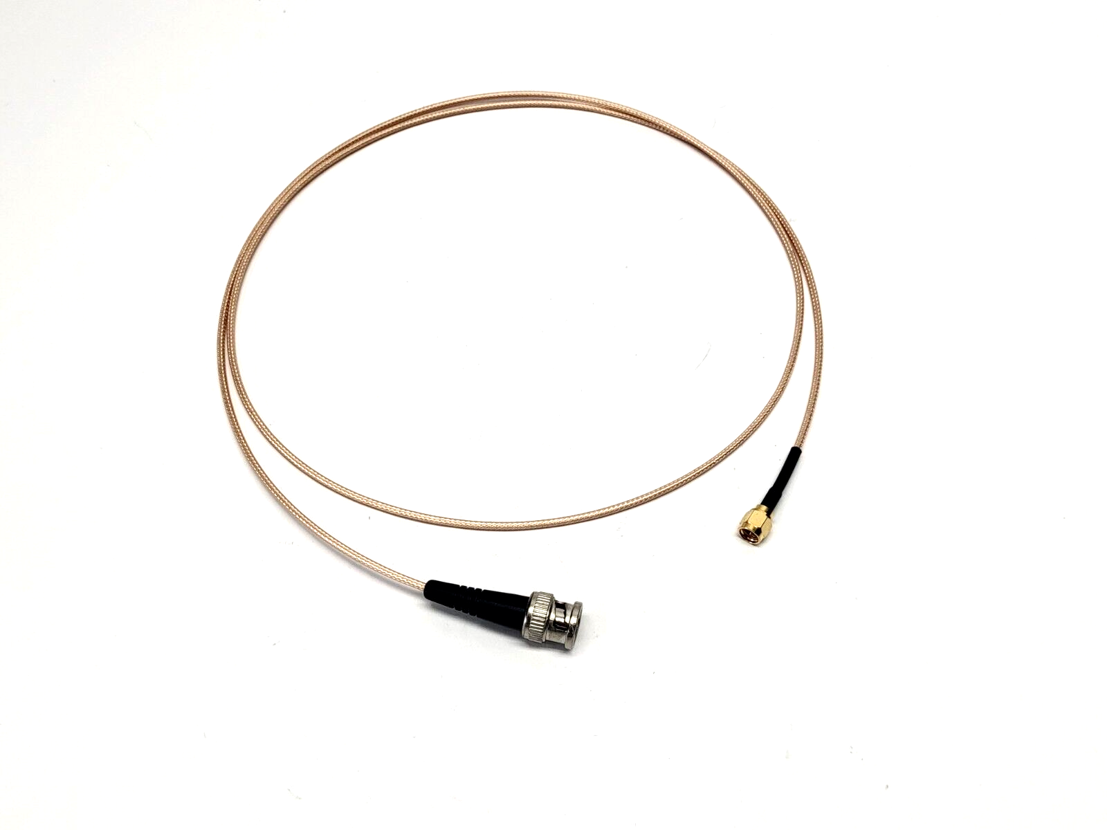 415-0028-048 | Cinch Connectivity SM Plug to BNC Plug Cable Assembly Coaxial Cable - New – Open Box - Maverick Industrial Sales