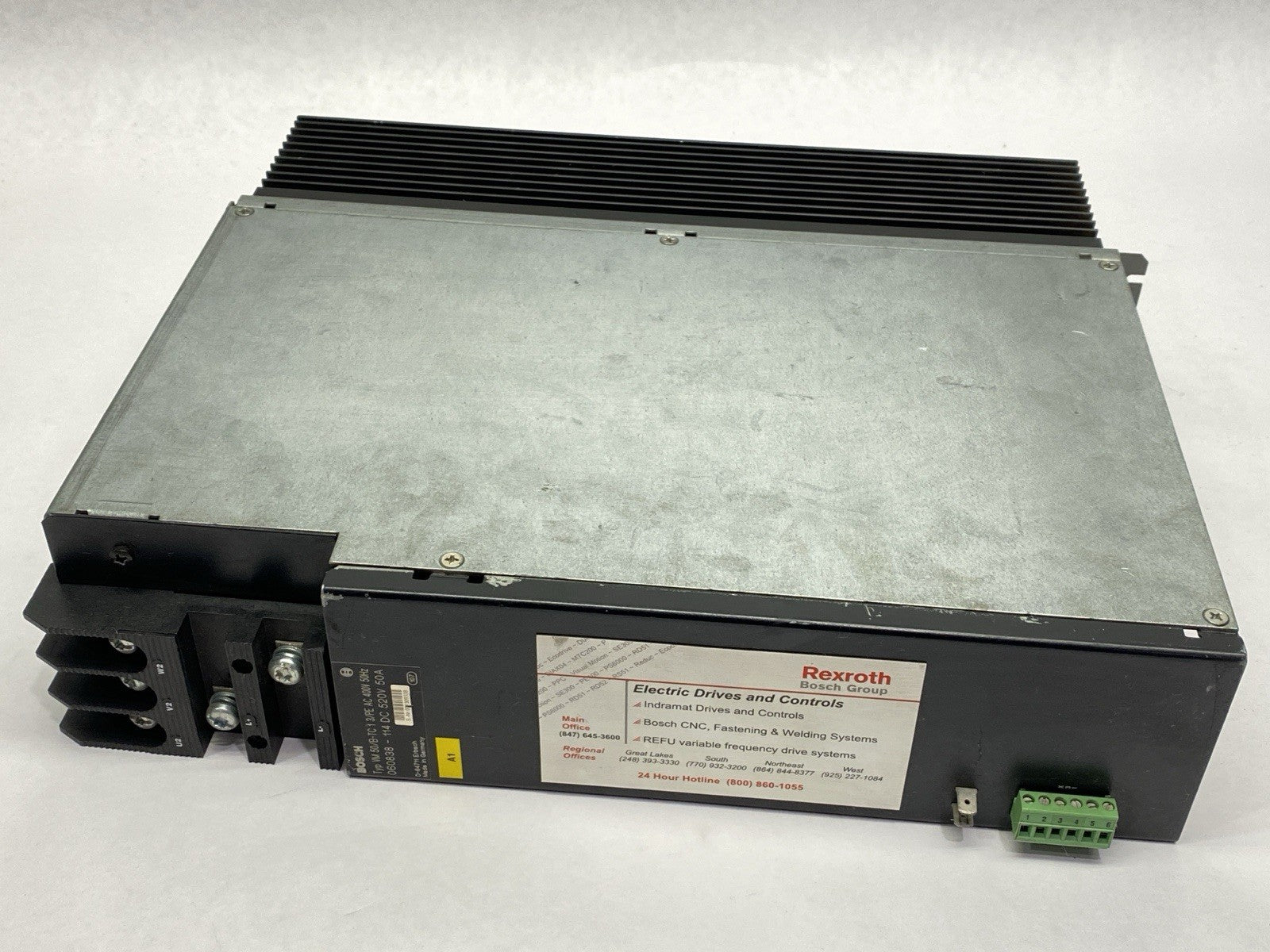 Bosch Rexroth VM 50/B-TC 1 3/PE Servo Drive Controller Power Supply 060838 - Maverick Industrial Sales