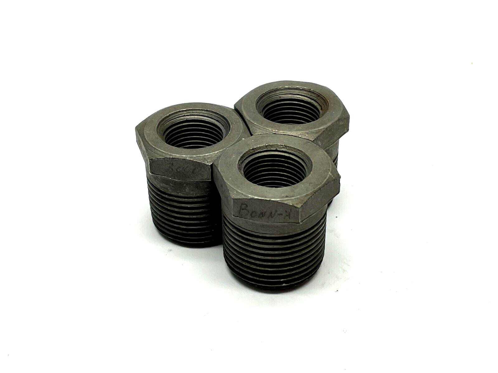 Pipe Bushing Hex 3/4" x 3/8" Threaded LOT OF 3 - New – Open box - Maverick Industrial Sales
