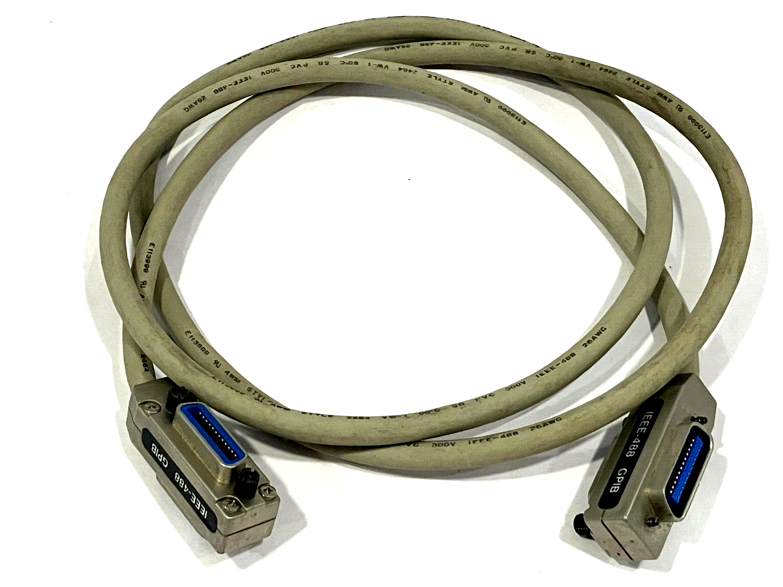 L-Com IEEE-488 GPIB Cordset 2 Meters - Used - Maverick Industrial Sales