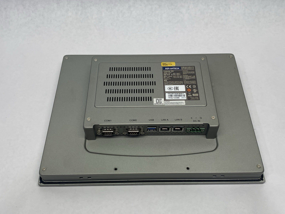 TPC-1251T | Advantech Thin-Client Terminal HMI 12" Display XGA TFT LED LCD- Used - Maverick Industrial Sales