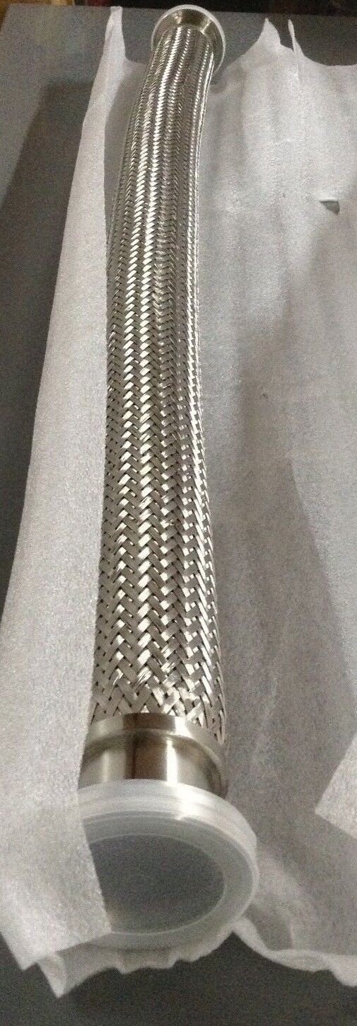 Kurt J. Lesker MHB-QF-E48 Rev A1 Braided Flexible Bellows MHB2.5"X48"OALISO63s - Maverick Industrial Sales