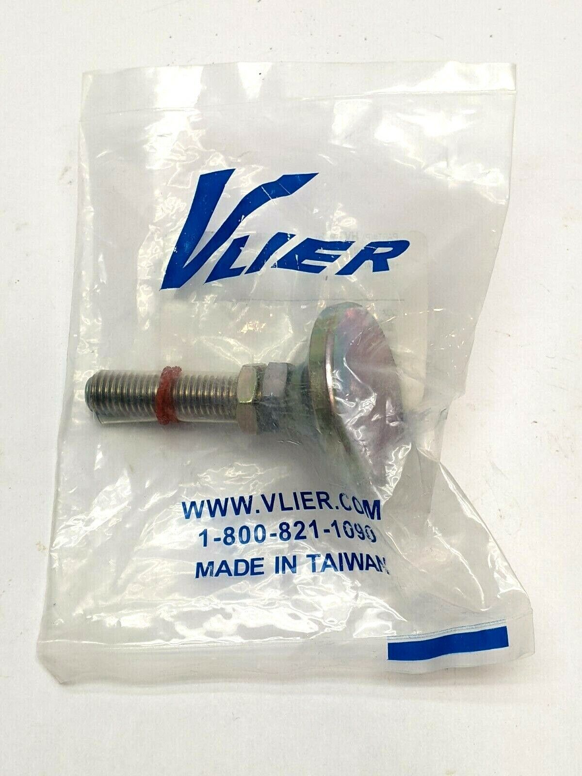 Vlier HVPM12S High Value Leveling Pad M12x1.75 Stud Mount Gold Chromate HVTM-20 - Maverick Industrial Sales