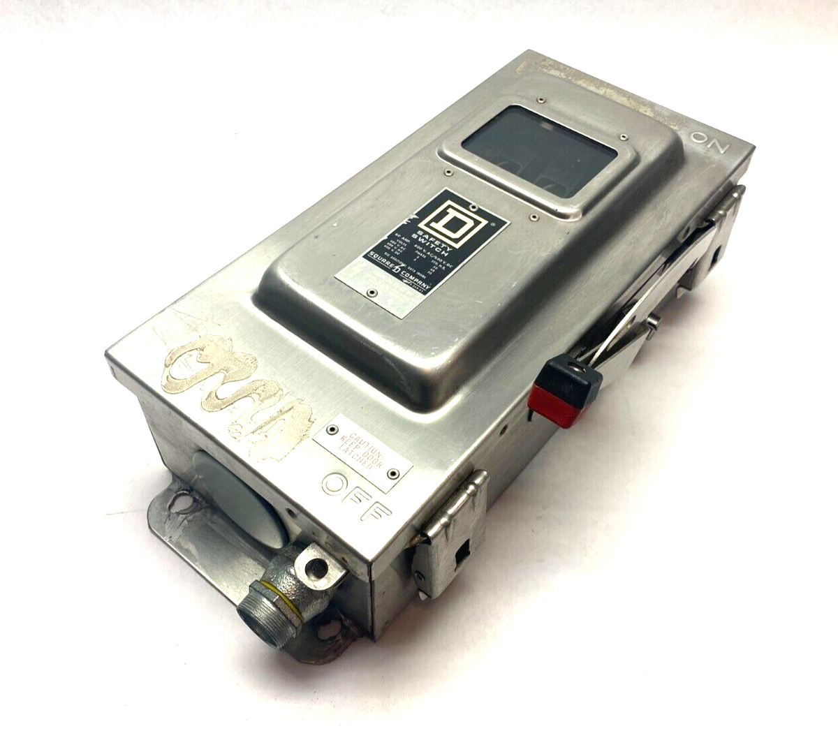 Square D HU362DSVW Stainless Steel Heavy Duty Safety Switch Series E1 - Maverick Industrial Sales