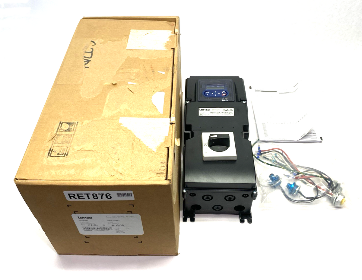 Lenze I55AP137F2A711K06S i550 protec VFD w/ IO-Link 3PE 400/480V AC 16488618 - Maverick Industrial Sales
