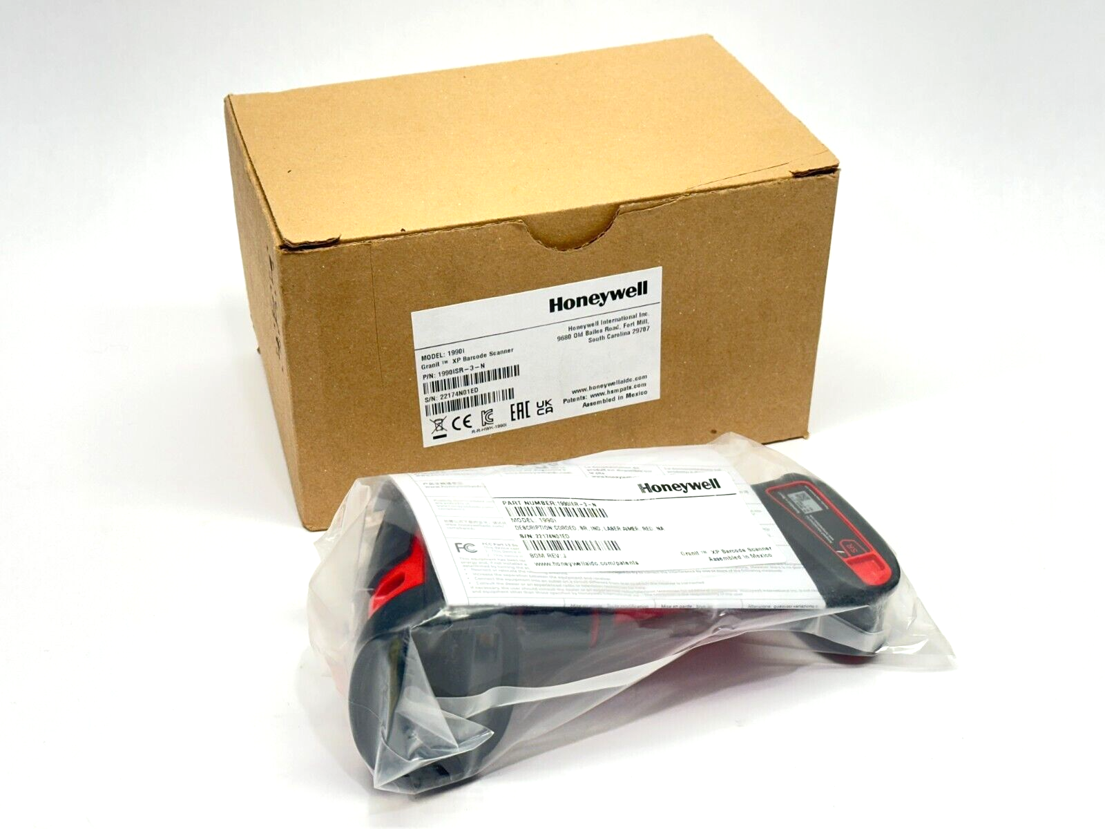 Honeywell 1990ISR-3-N Granit XP Handheld Barcode Scanner 1990i - New – Open box - Maverick Industrial Sales