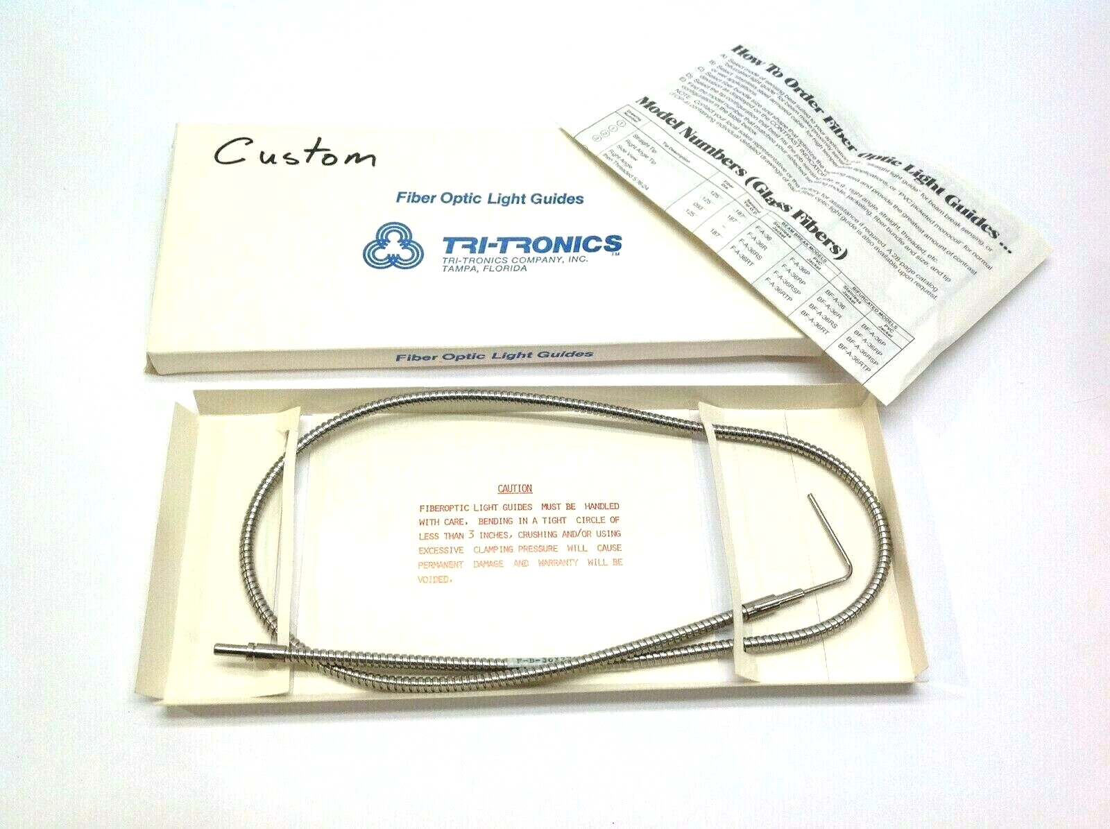 F-B-36X274 | Tri-Tronics Fiber Optic Light Guide - New – Open box - Maverick Industrial Sales