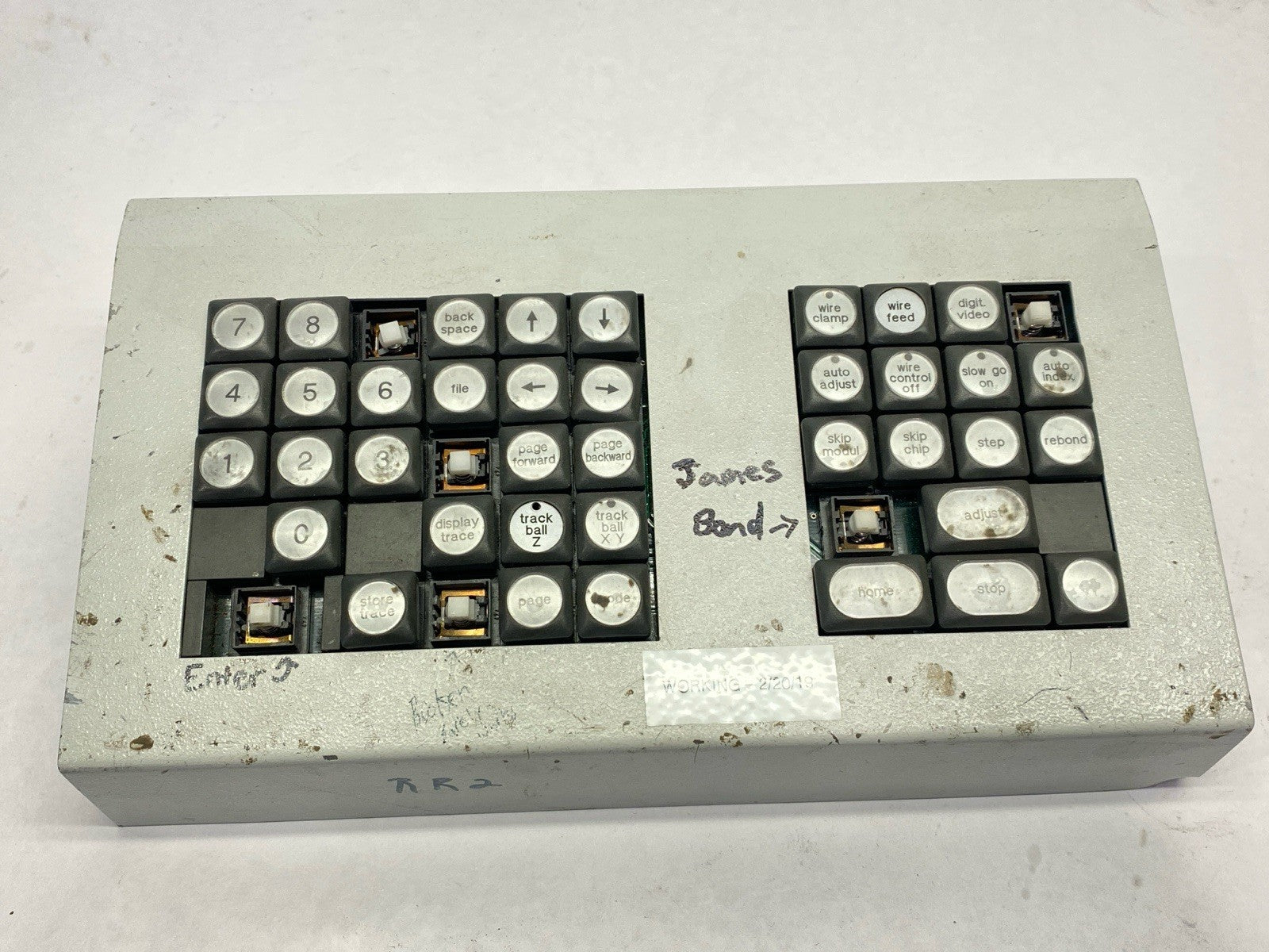 F&K Delvotec PSE-380455 Keyboard Assembly PSE-KRT01334 PSE-KRT02082 - Maverick Industrial Sales