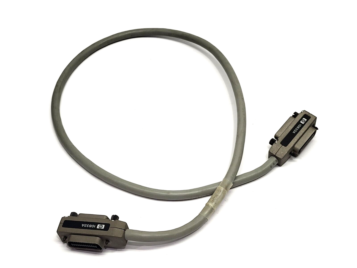 10833A | HP GPIB Cable Double-Ended Male to Female Connectors 46" - Used - Maverick Industrial Sales