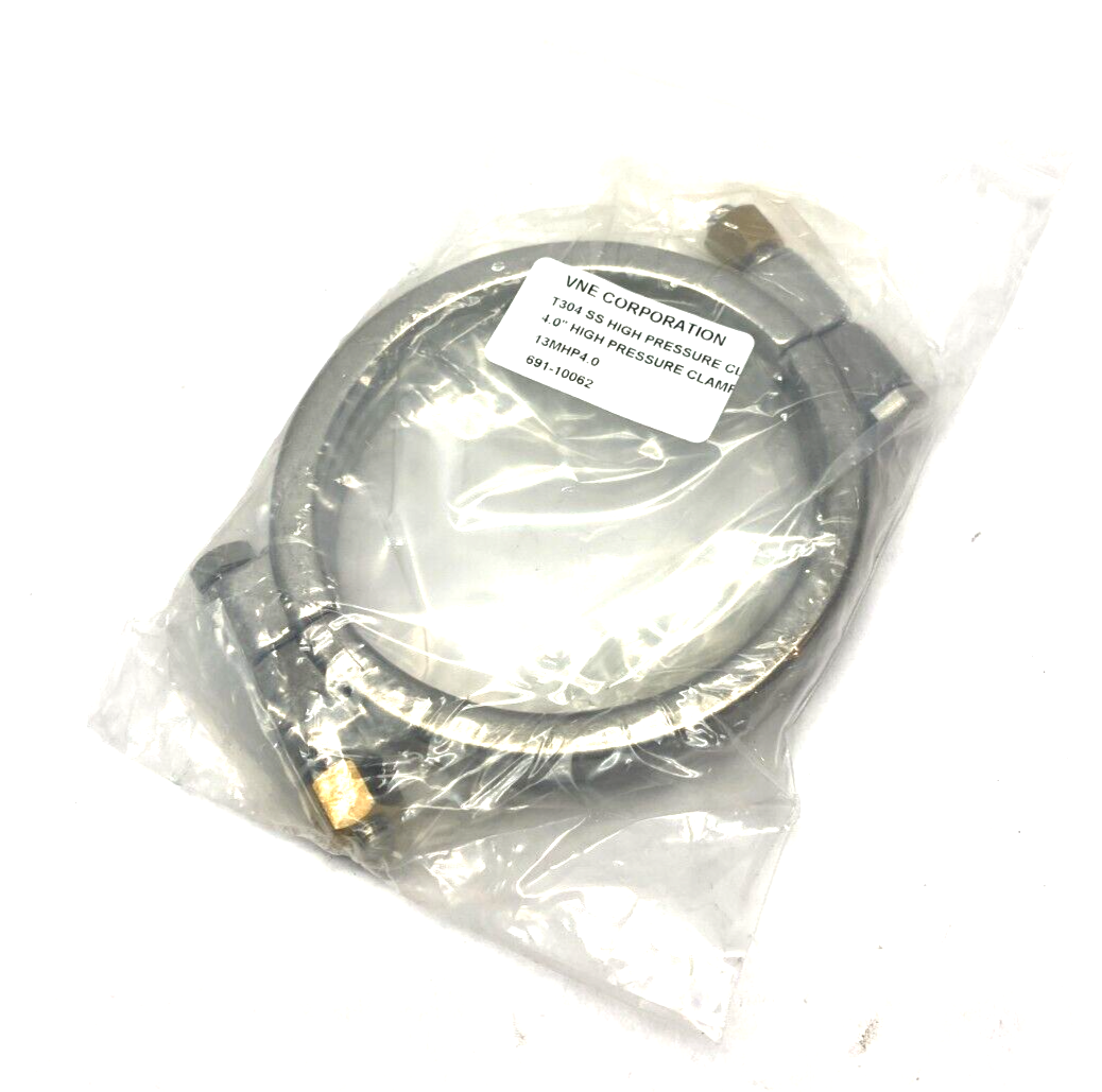 13MHP4.0 | VNE Corp High Pressure Vacuum Clamp 4" Diameter T304 SS 691-10062 - New – Open box - Maverick Industrial Sales