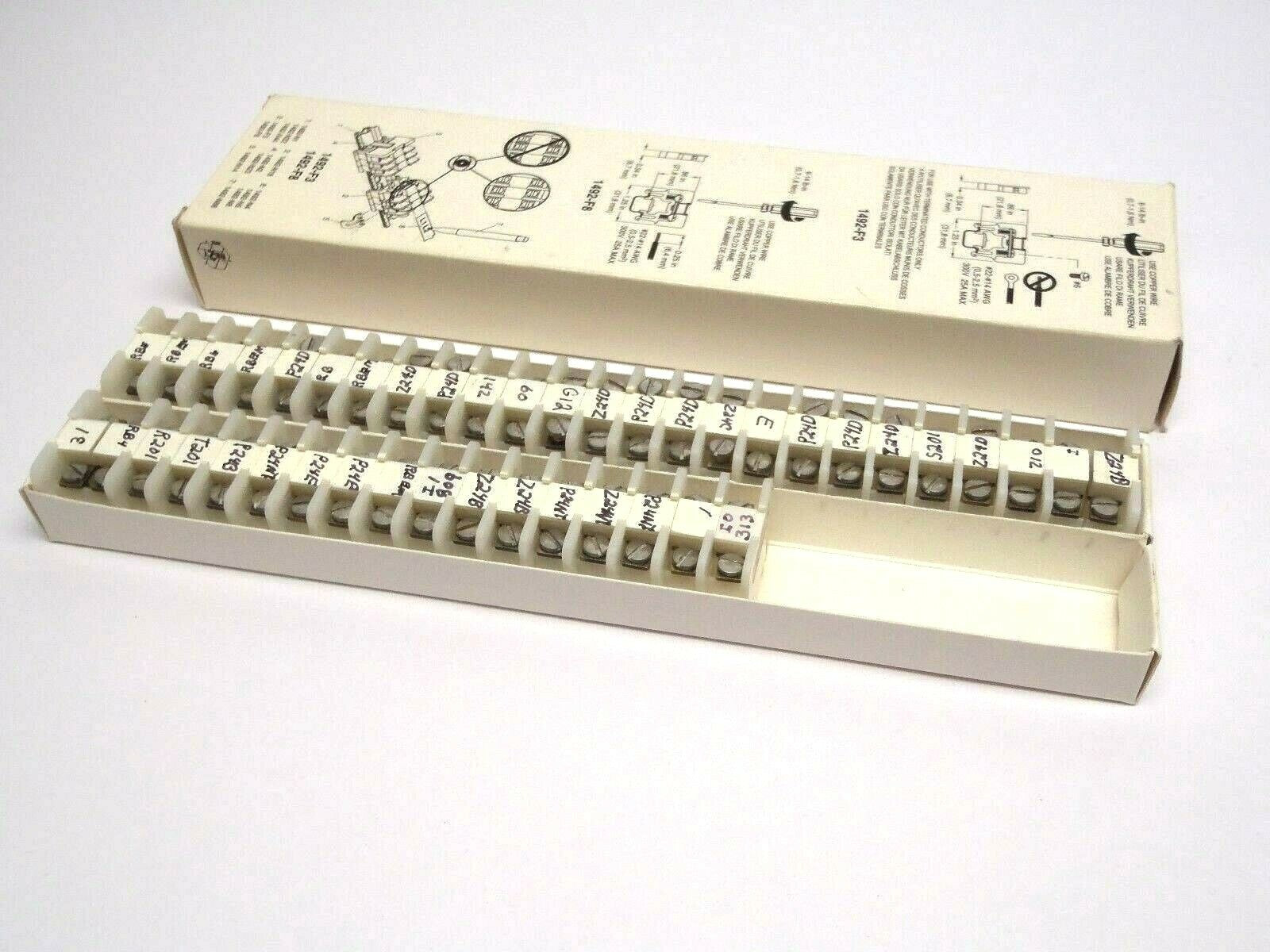 1492-F3 | Allen Bradley Ser B Terminal Block Style F LOT OF 42 - Used - Maverick Industrial Sales