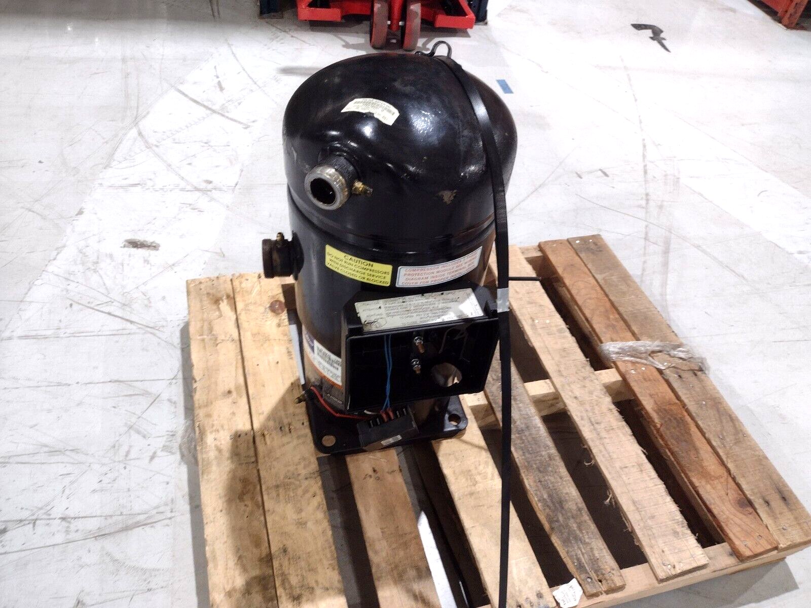 Emerson Copeland Scroll ZF48K4E-TWD-951 Hermetic Scroll Compressor 460/3/60 POE - For parts or not working - Maverick Industrial Sales