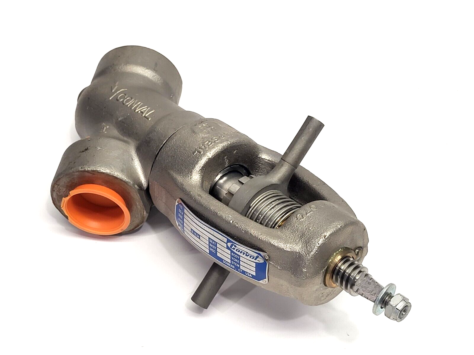 12G2J-S055F-3123 | Conval Steel Socket Weld Globe Valve 1" - New – Open box - Maverick Industrial Sales