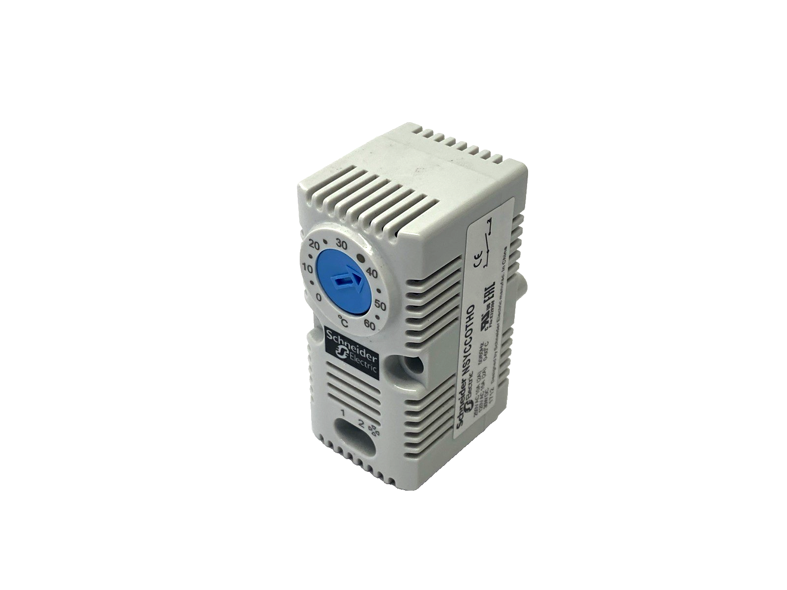 NSYCCOTHO | Schneider Electric ClimaSys CC Simple Thermostat 250V 0-60 Deg. C- Used - Maverick Industrial Sales