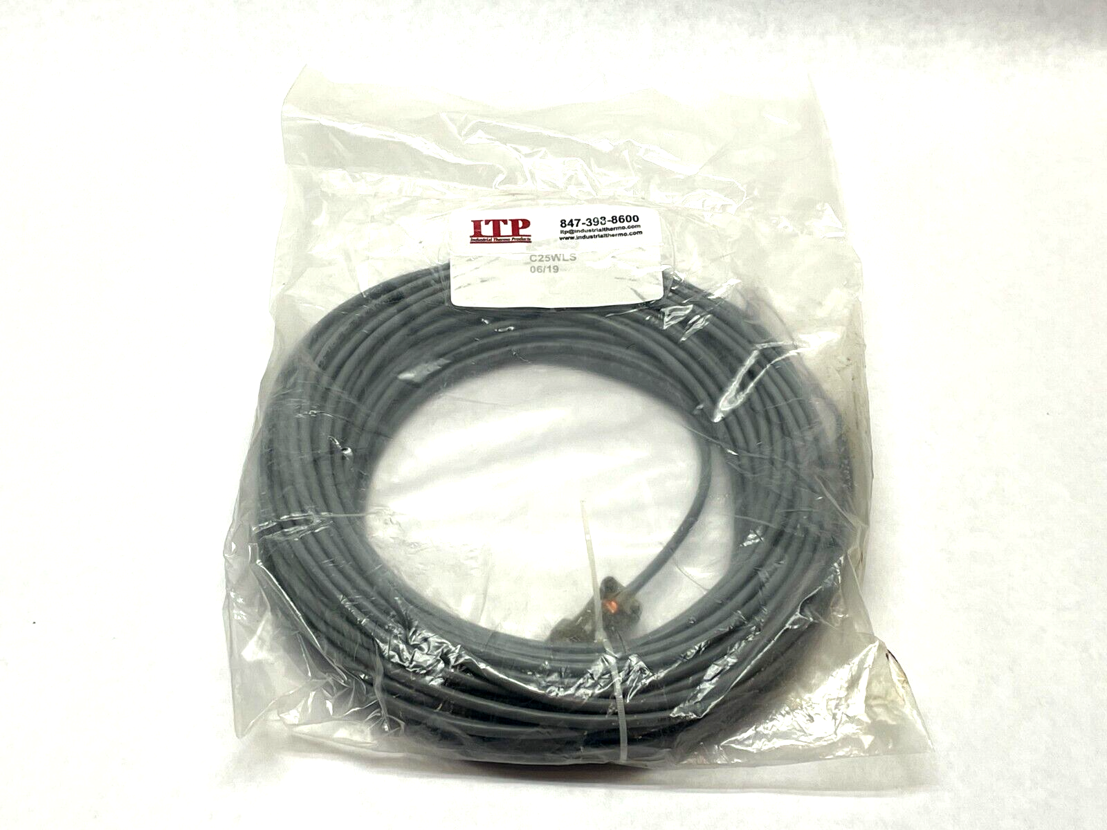 ITP C25WLS Single Ended Cordset 25m Length - New - Maverick Industrial Sales