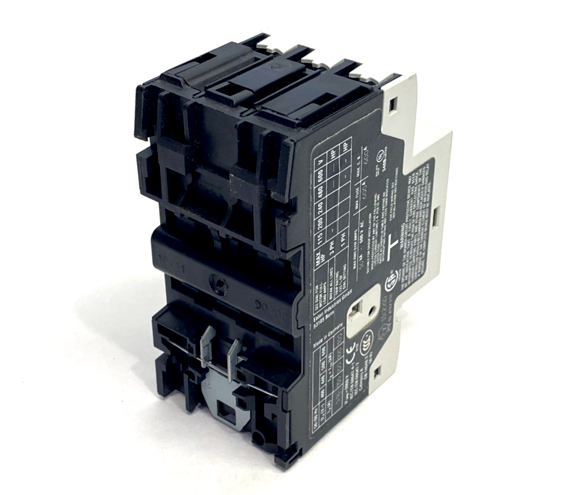 Moeller PKZM0-0.16 Manual Motor Protector Circuit Breaker 0.10A-0.16A PKZM0-0,16 - New – Open box - Maverick Industrial Sales