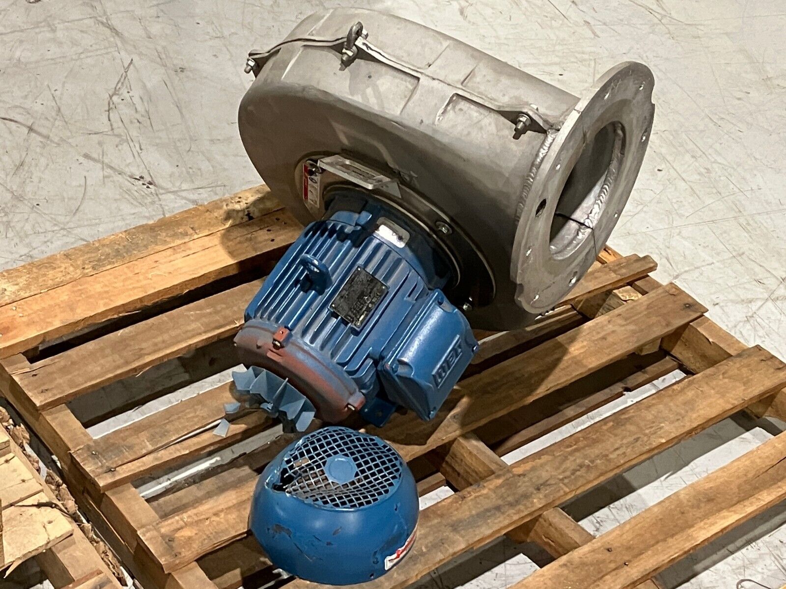 Aerco PB-15A Centrifugal Pressure Blower R00536ET3E184TC-W22 DAMAGED MOTOR - Maverick Industrial Sales