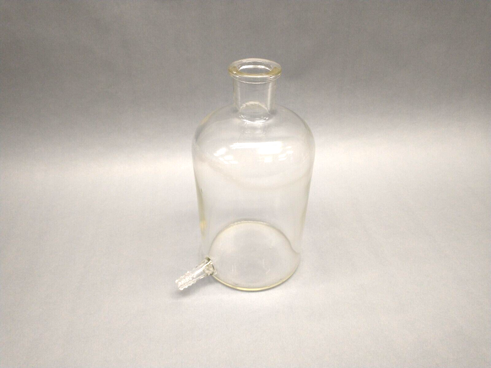 Pyrex Vintage Apothecary & Vacuum Chamber Jar 10" Tall x 5" Dia. Base 2"L Nozzle - Maverick Industrial Sales