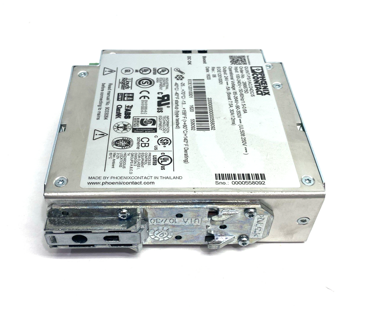 QUINT-PS/1AC/24DC/5 | Phoenix Contact 2866750 Primary Switched Power Supply - Used - Maverick Industrial Sales