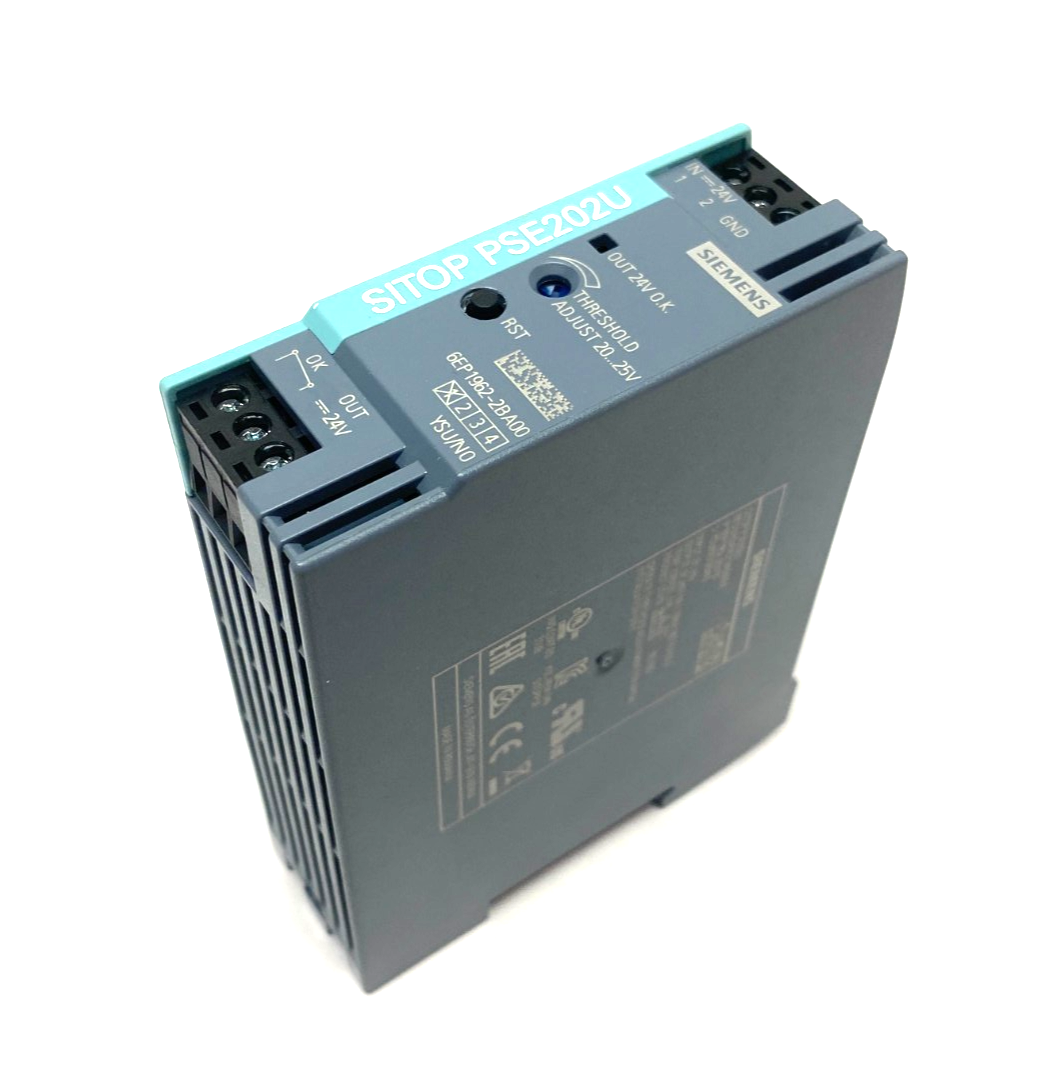 Siemens 6EP1962-2BA00 SITOP PSE202U Redundancy Module Class 2 24VDC - Maverick Industrial Sales