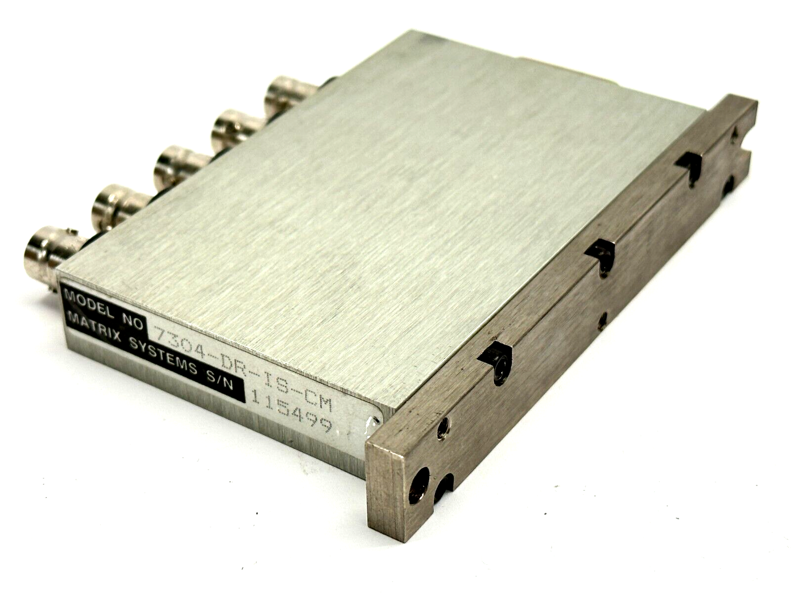 Matrix Systems 7304-DR-IS-CM Coaxial Relay Module 7000 Series Options DR IS CM - Used - Maverick Industrial Sales