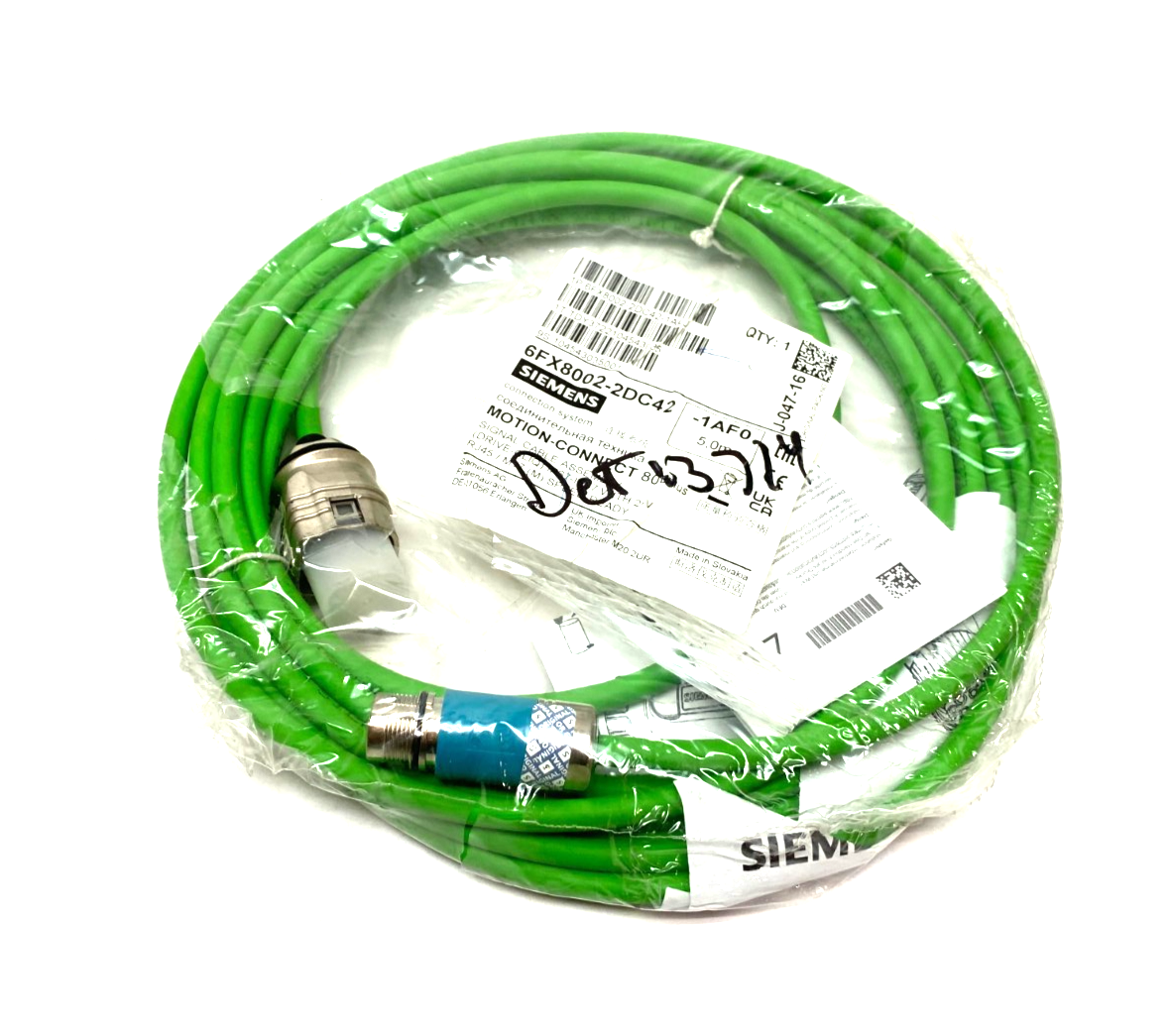 Siemens 6FX8002-2DC42-1AF0 Motion-Connect 800Plus Drive-Cliq Signal Cable Assem. - Maverick Industrial Sales